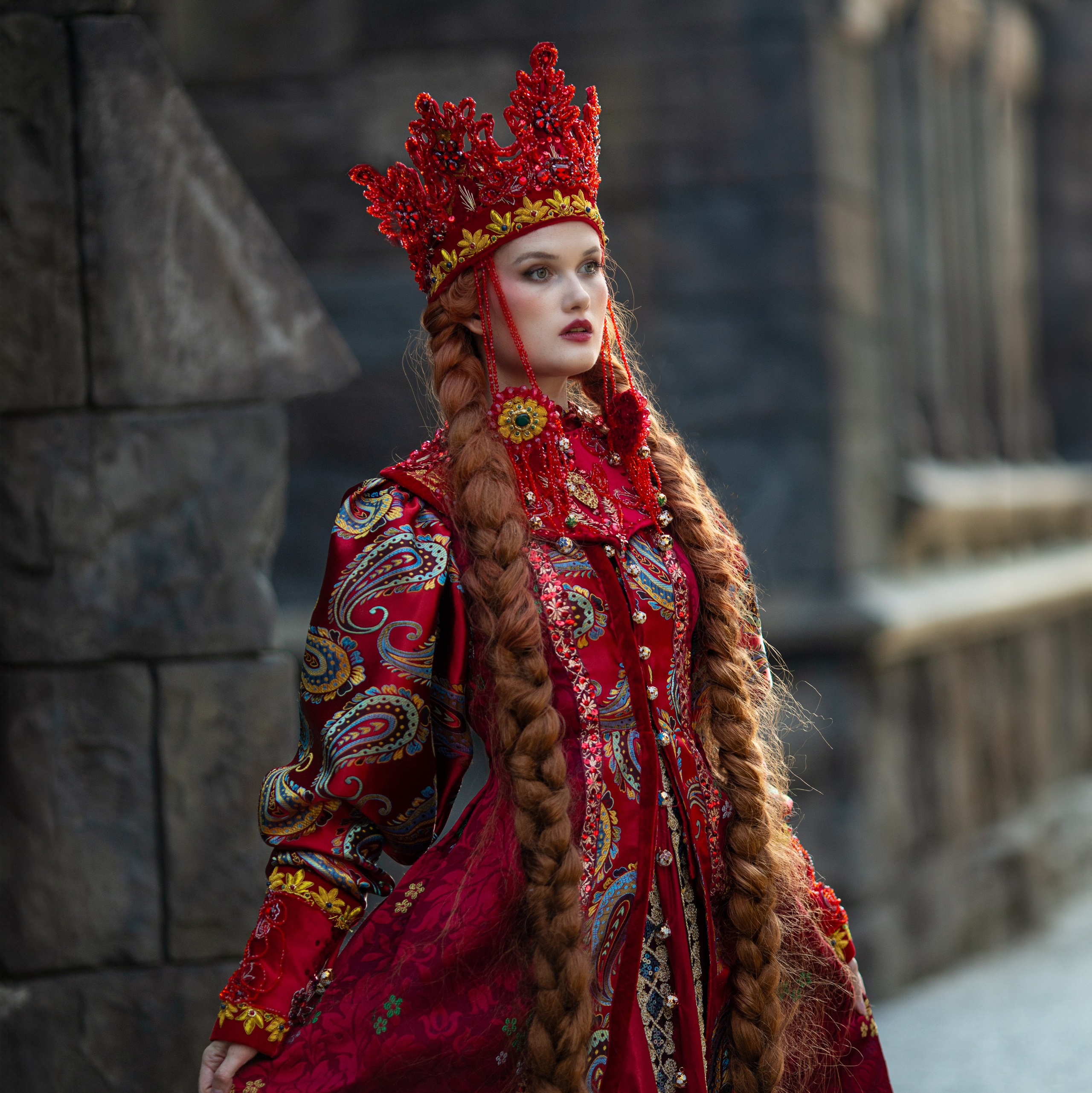 Русские народные костюмы в Москве