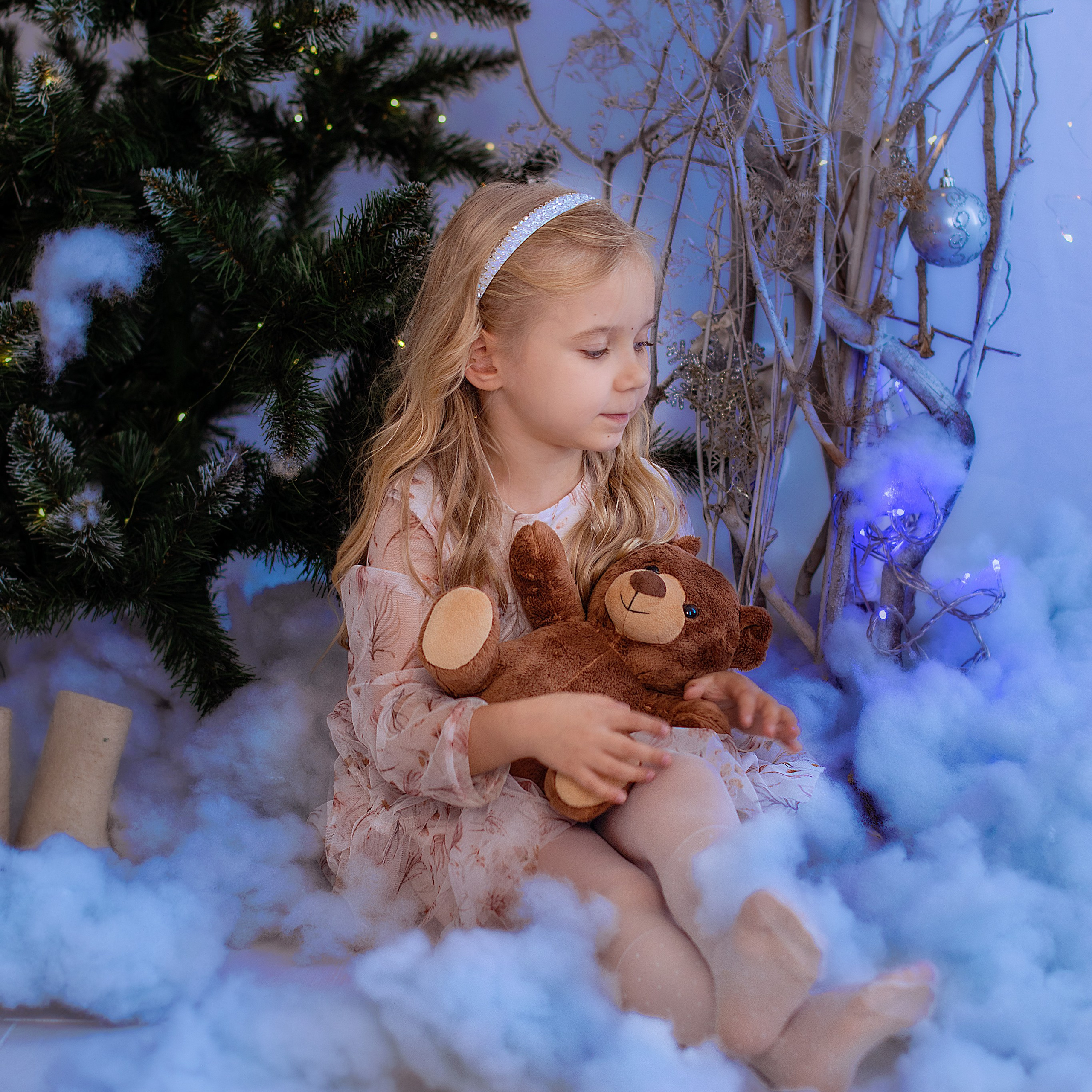 Новогодняя съемка в студии. Семейный и детский фотограф в Краснодаре Татьяна Голобокова