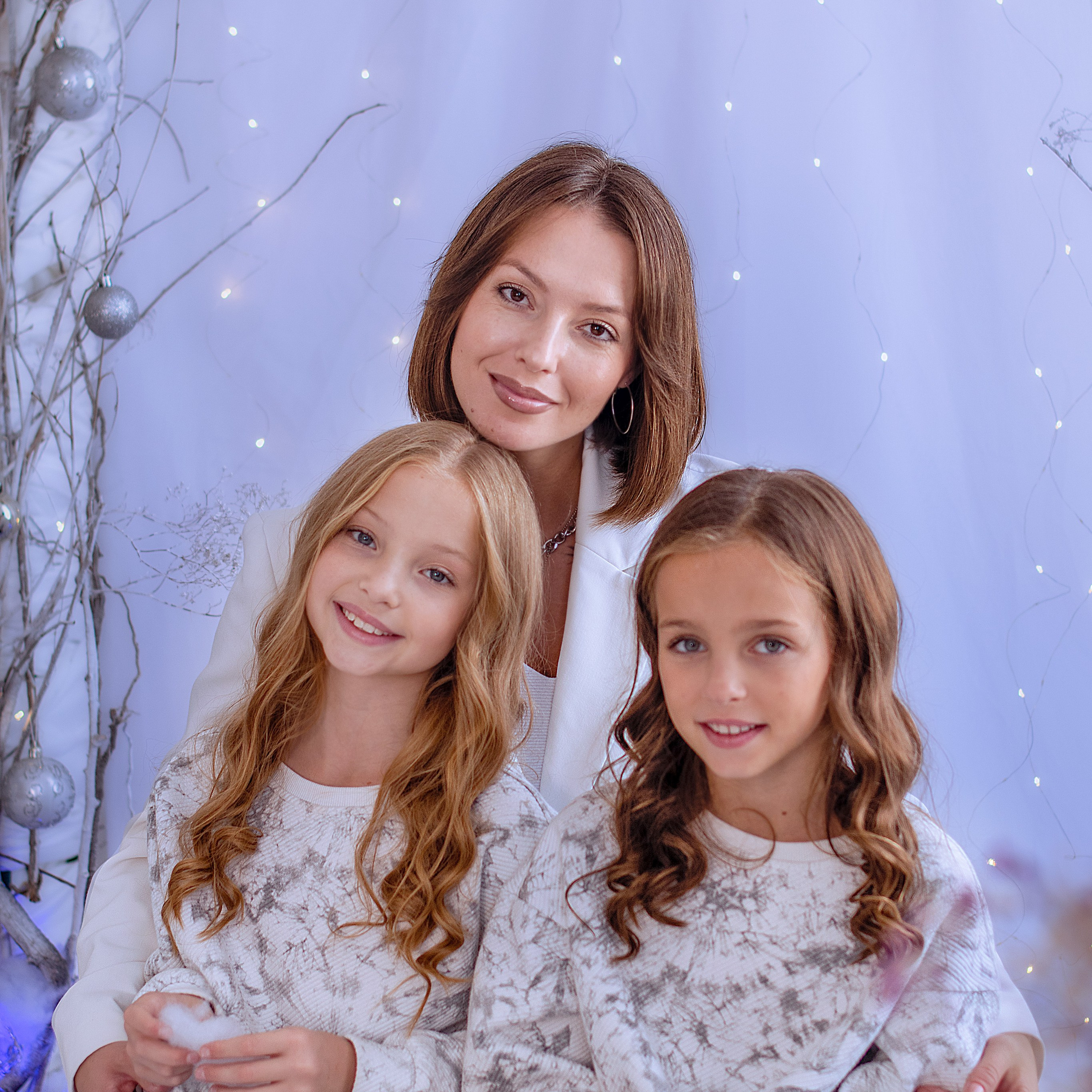 Новогодняя съемка в студии. Семейный и детский фотограф в Краснодаре Татьяна Голобокова