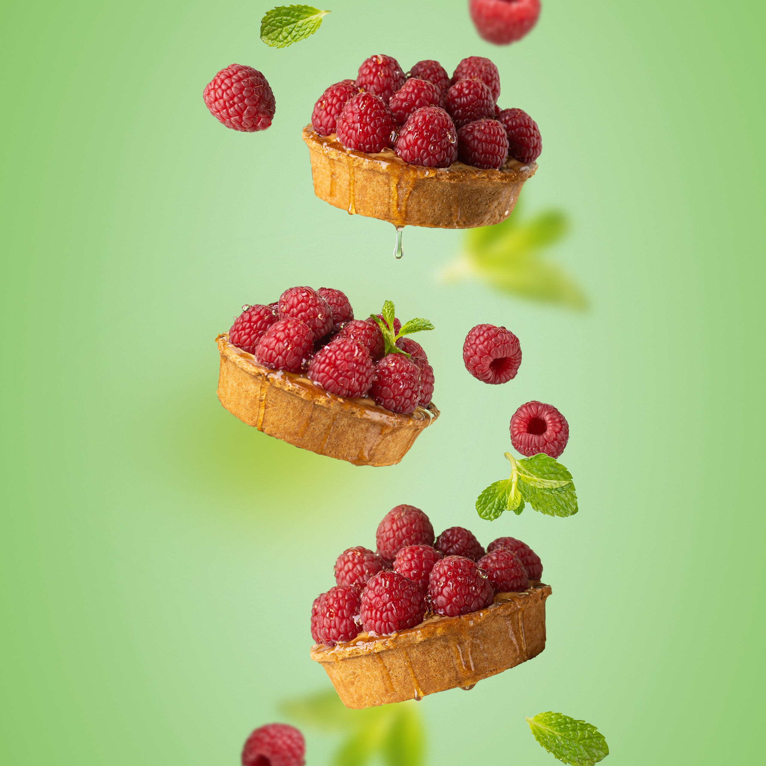 Фото продукта с левитацией.