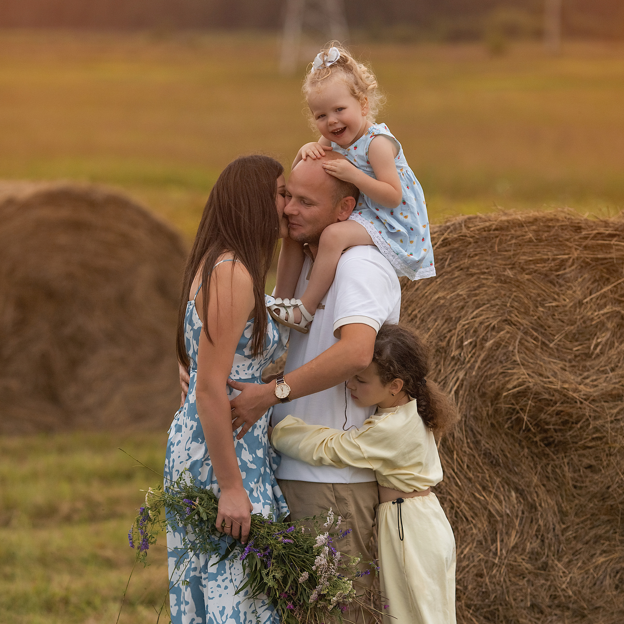 семейная фотосессия на природе