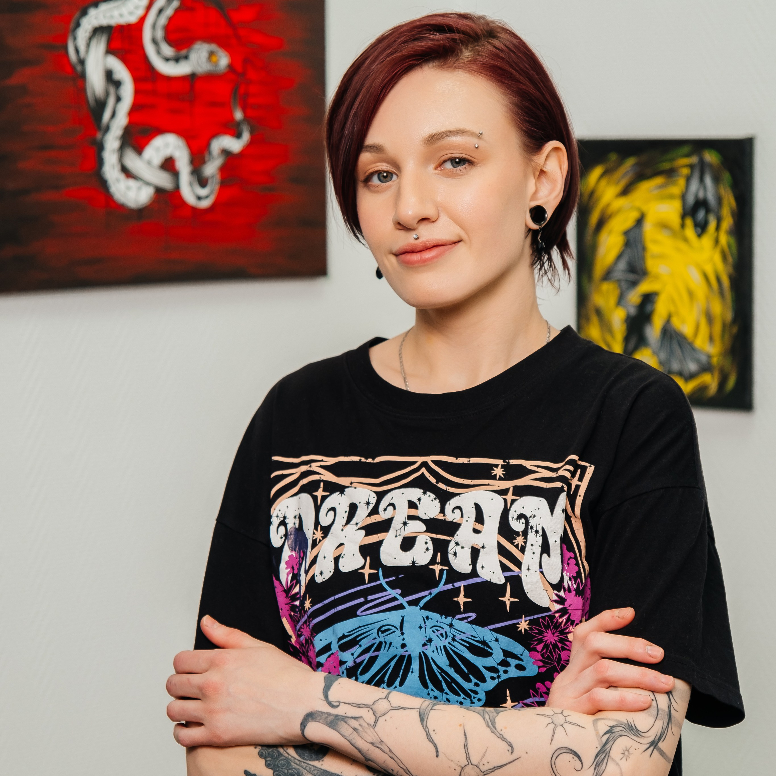 Ирина — тату мастер. Фотограф Молчанов Александр