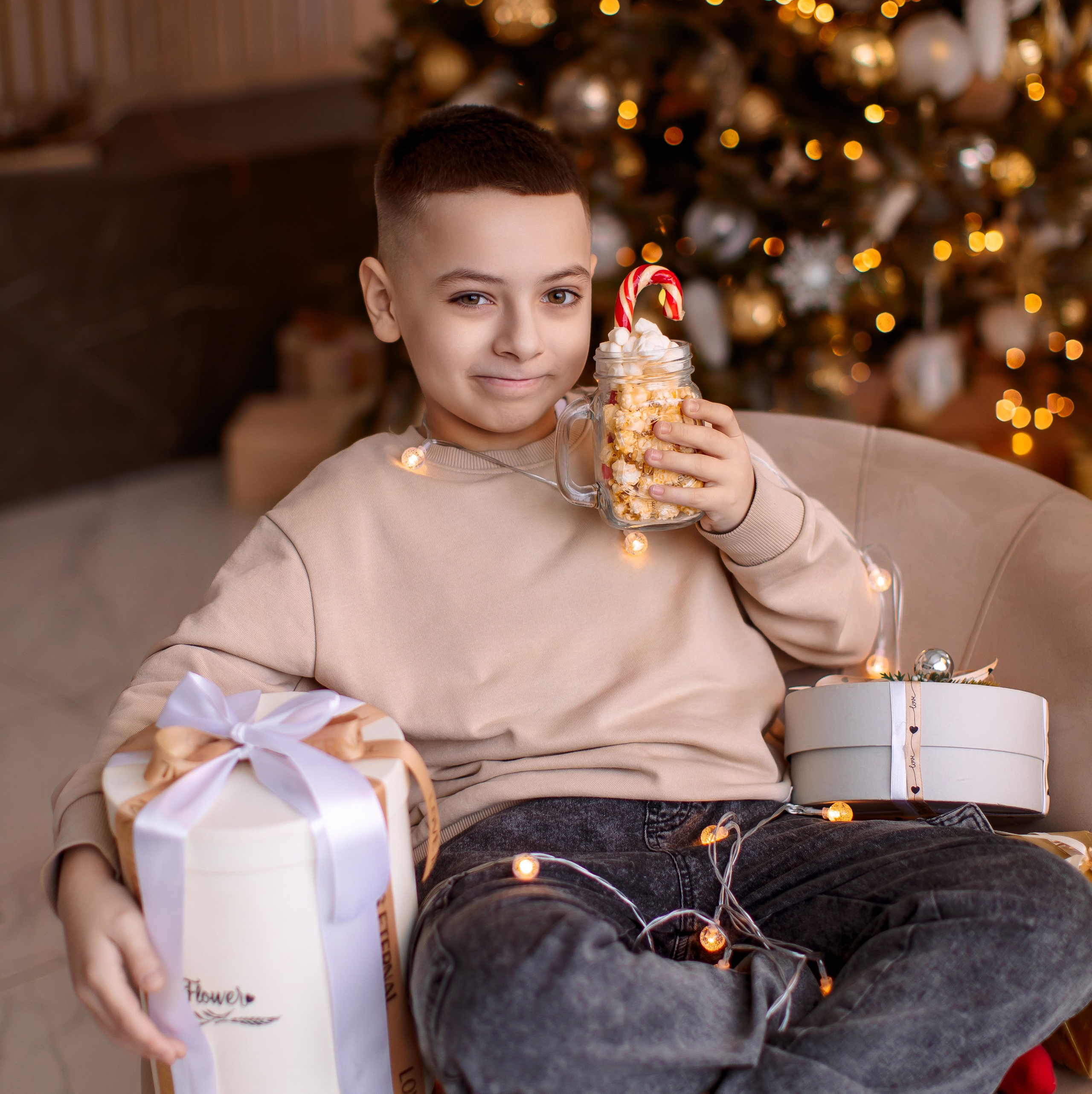 🎄 Новогодняя съёмка 2026. Ваша Маша 🩵 Зеленый фотограф 📸 Питер