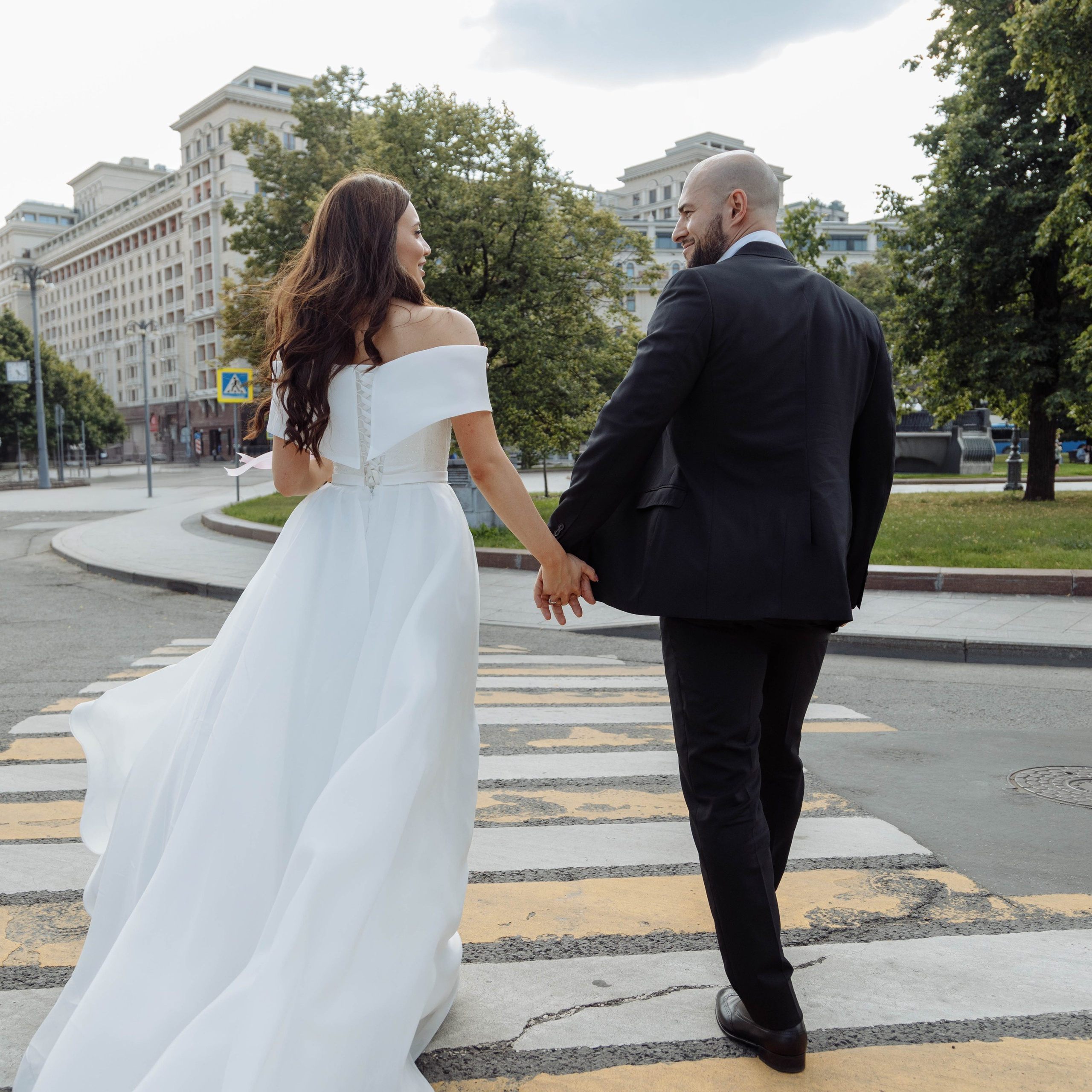 Свадебная фотосессия в центре Москвы