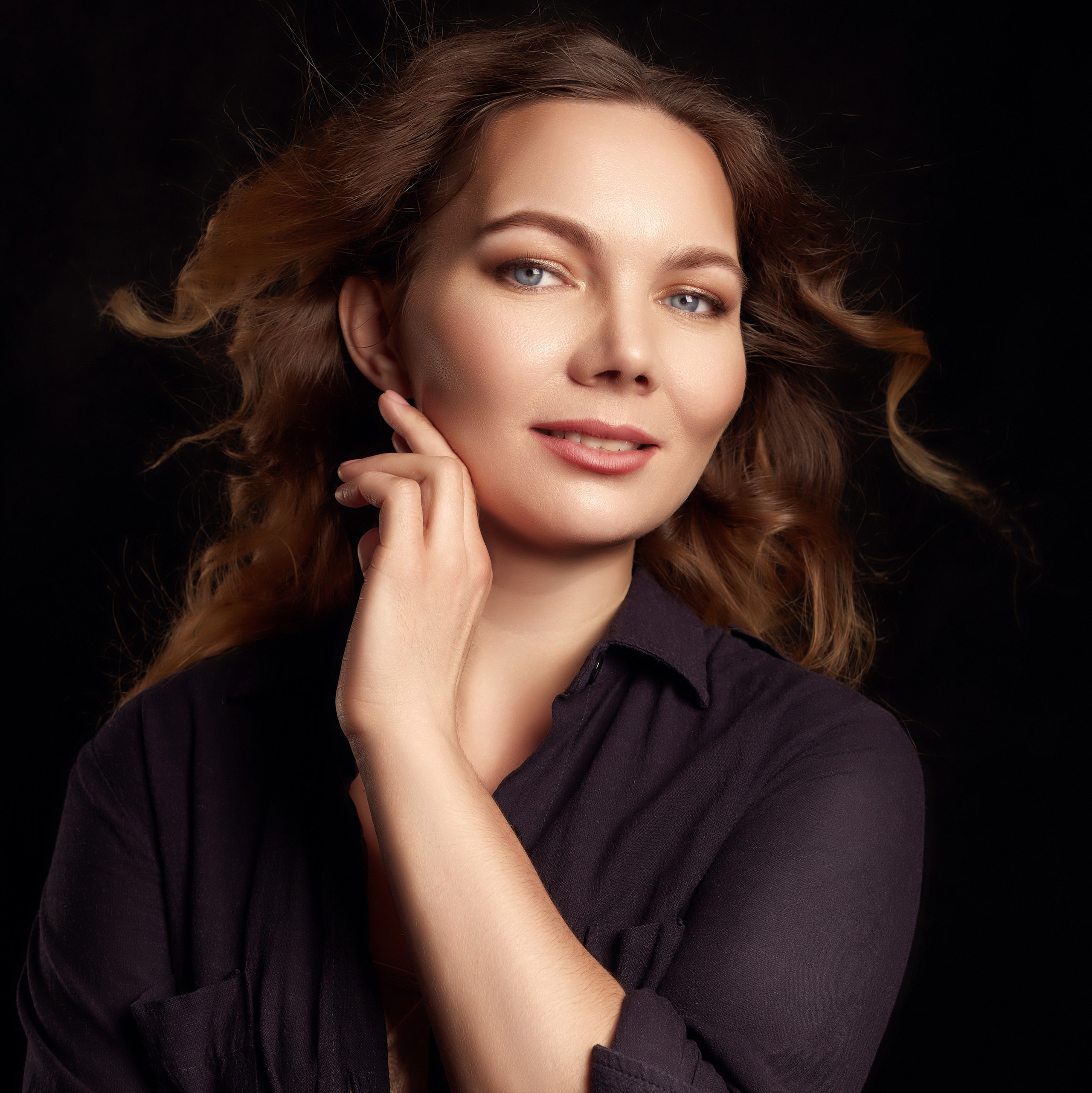 Портрет. Фотосессия в студии. Фотограф Екатерина Корчик. Портретный фотограф в Москве, Московской области. Деловой портрет