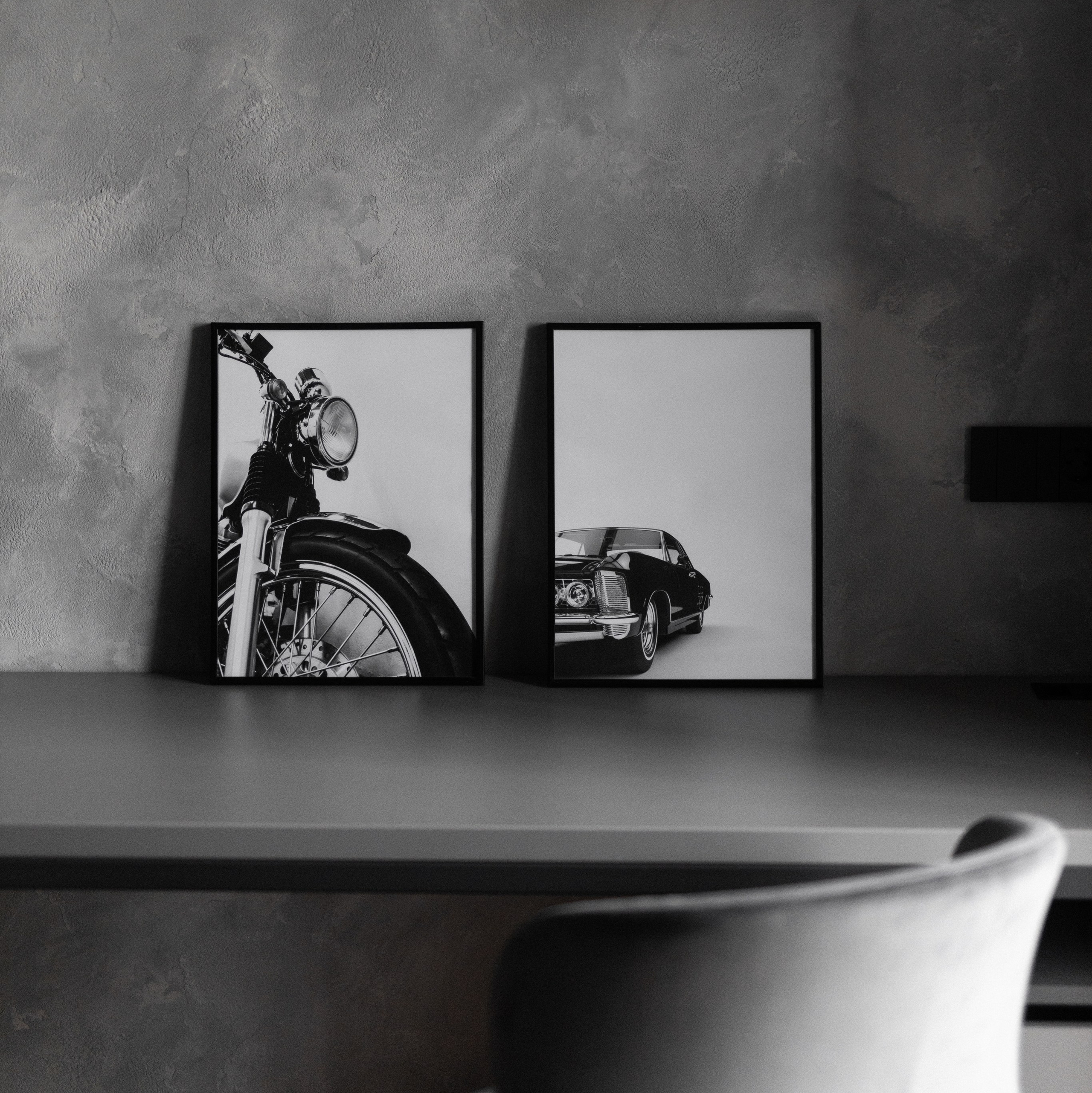 Спальня, рабочее место - стол и стул