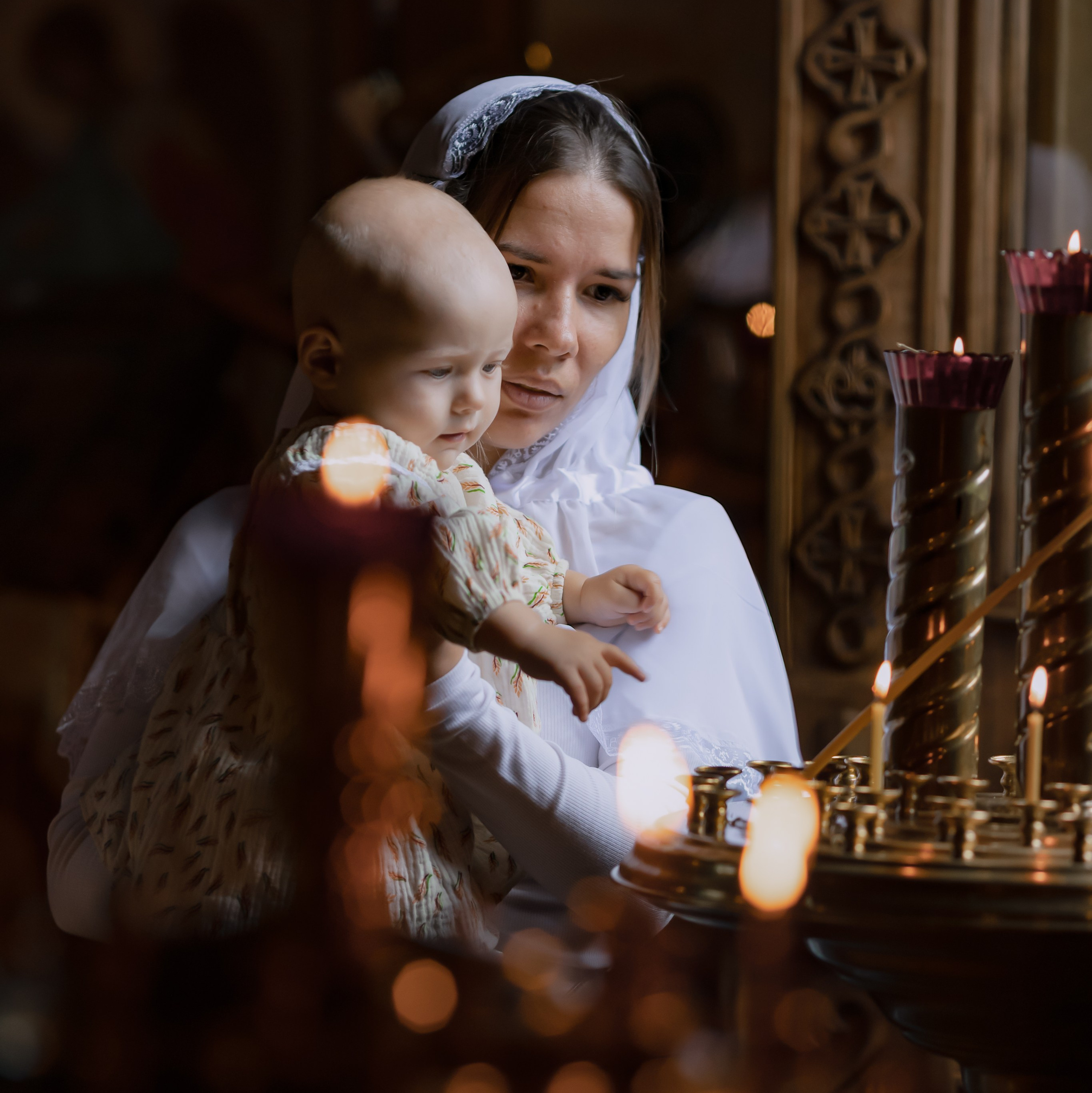 Фотосъемка таинства крещения в Зеленограде
