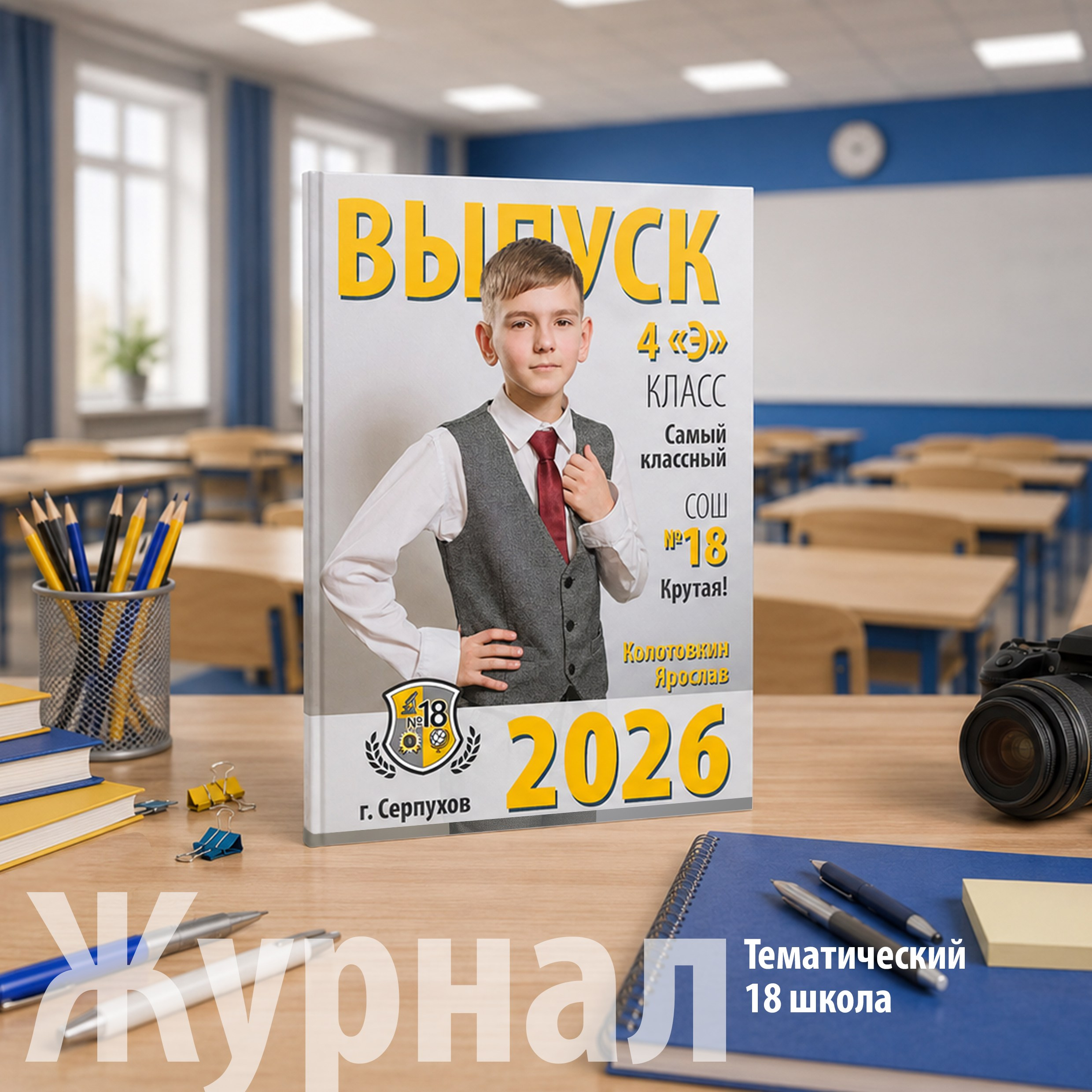 Выпускные альбомы в Серпухове, Протвино, Чехове, Пущино, Тарусе