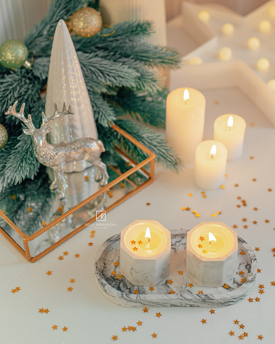 Новогодние соевые свечи своими руками. Фотограф и искусствовед в Туле и Санкт-Петербурге Нелли Некрасова
