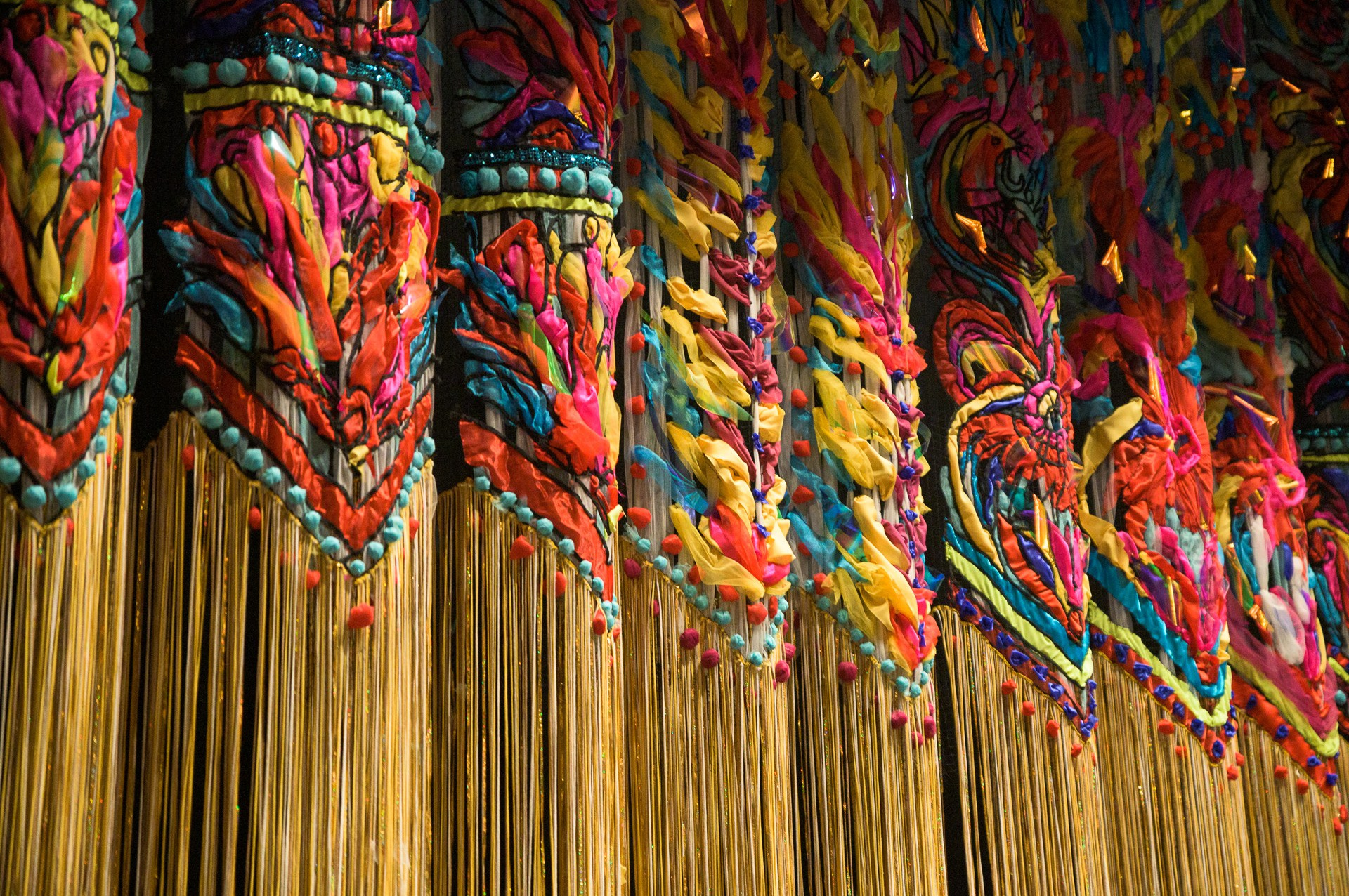 Декорации для балета «Озорные частушки» | Театр балета им. Якобсона. История занавеса. Превращаем идею в технологию