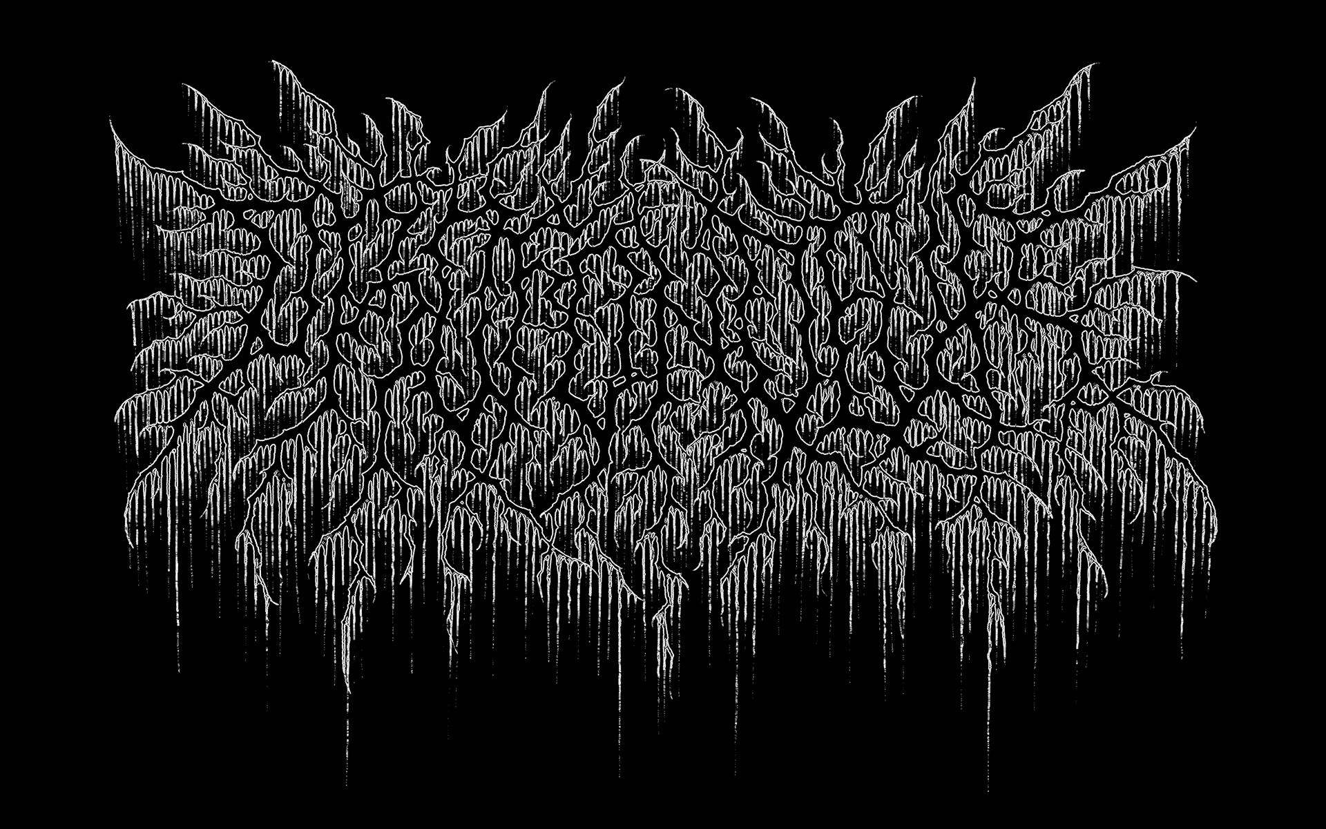 Profondeur | metal logo design & creation. GNOIZM | Metal Logos & Dark Lettering