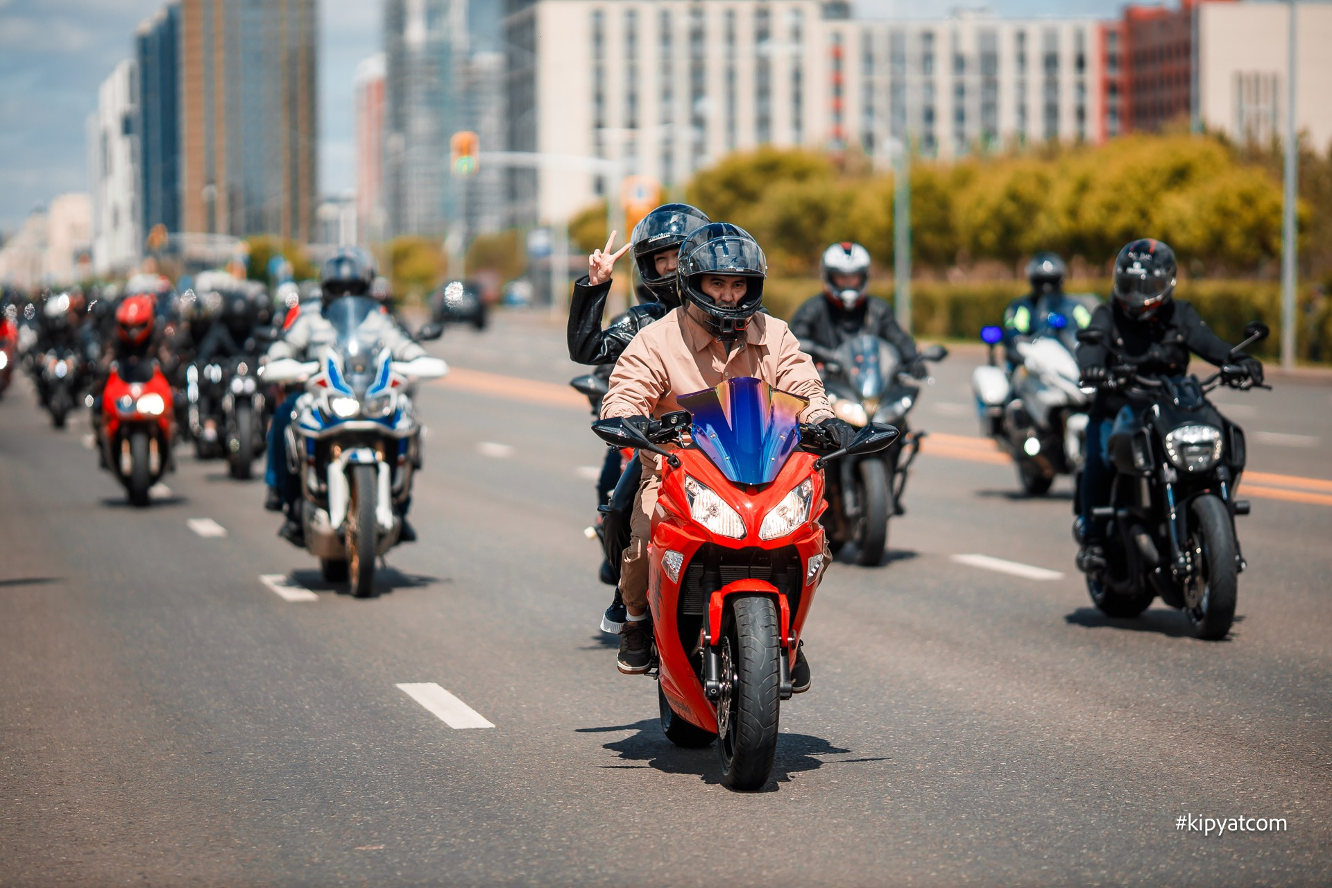 Открытие мото сезона. Астана Кипятком