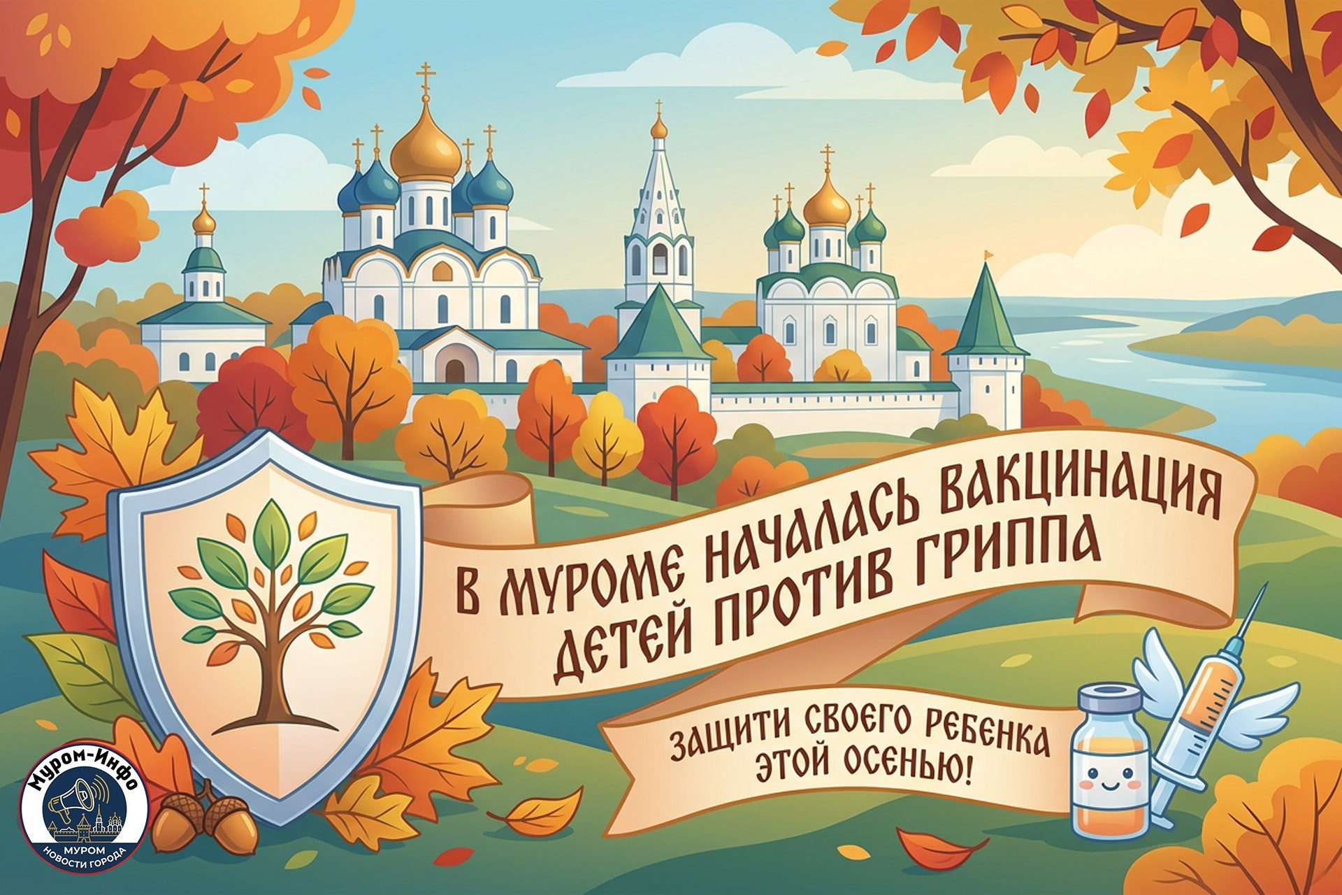 В Муроме началась вакцинация детей против гриппа