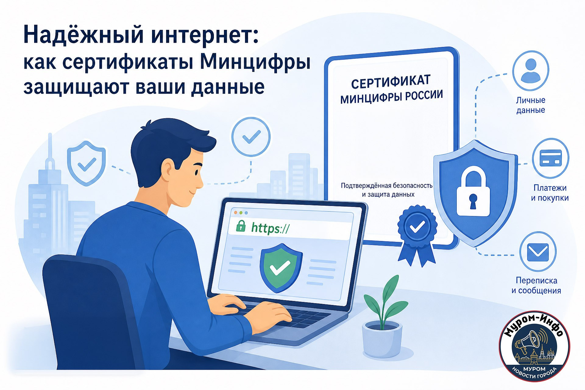 Надёжный интернет: как сертификаты Минцифры защищают ваши данные