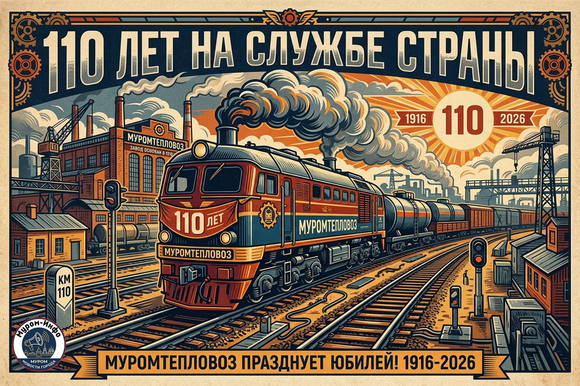 110 лет на службе страны: «Муромтепловоз» празднует юбилей