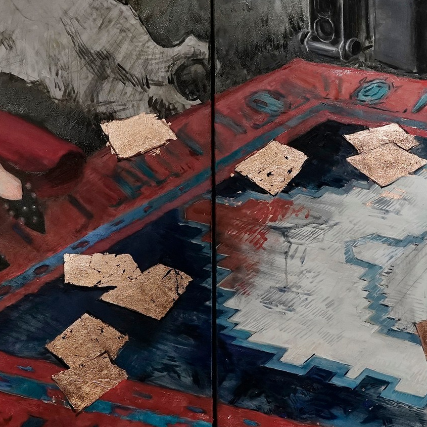 Пушкин, усадьба Михайловское, Анна Керн, картины в наличии, купить картину, живопись маслом, современное искусство