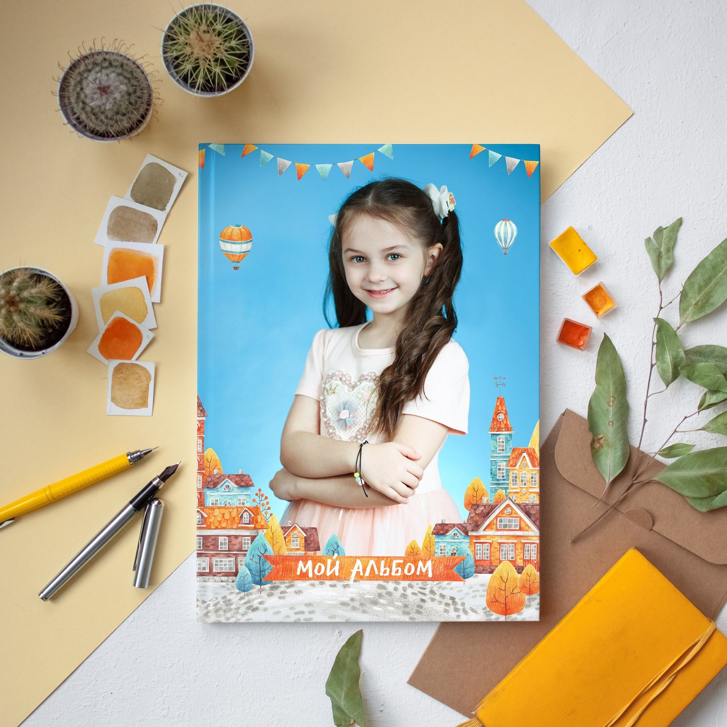 Обложка выпускного альбома для девочки