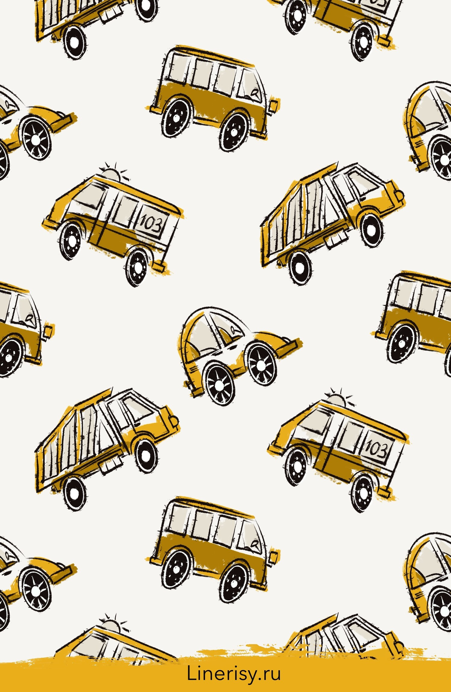 Паттерны. Художник-иллюстратор Евгения Бекренёва