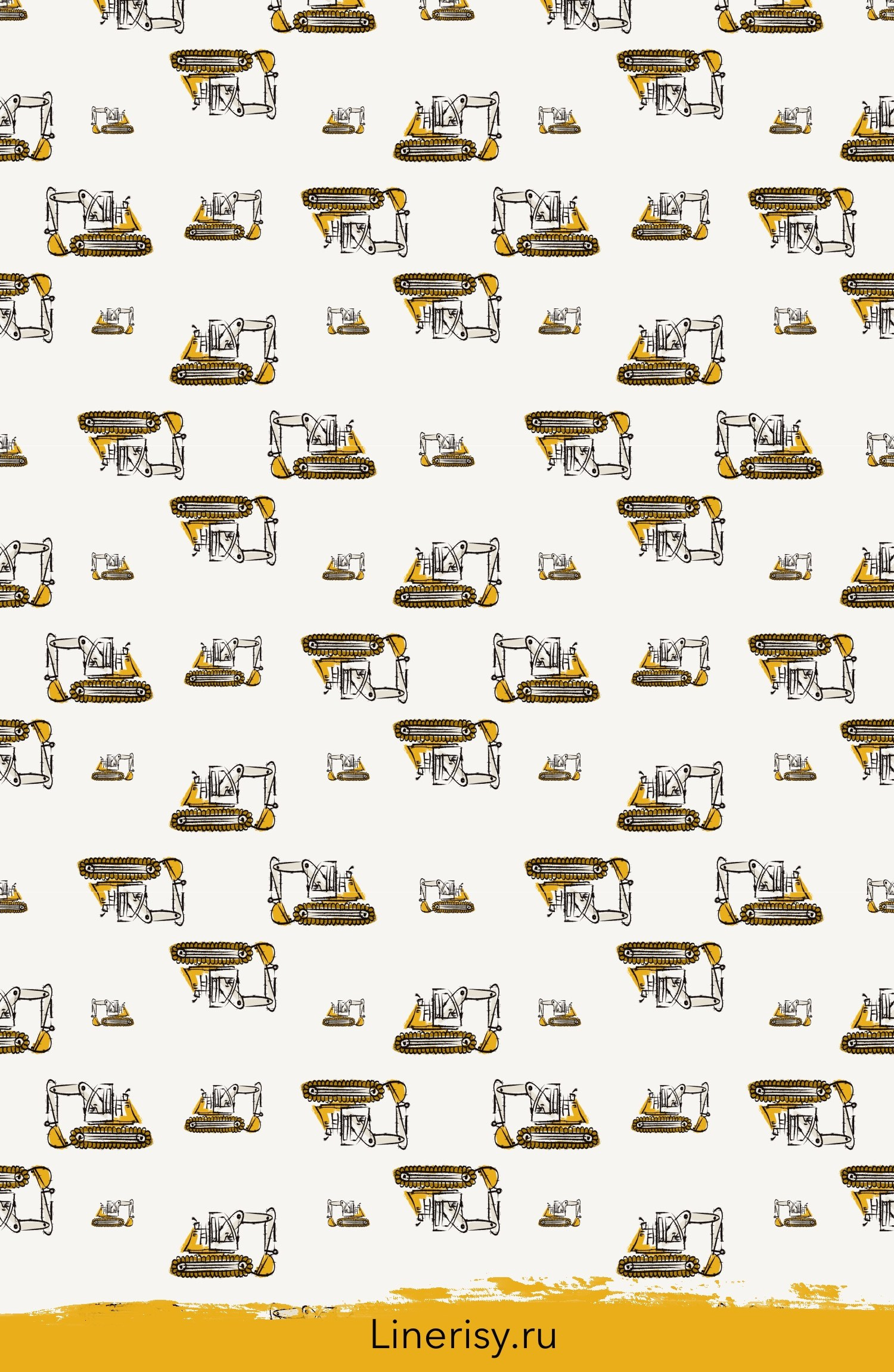 Паттерны. Художник-иллюстратор Евгения Бекренёва