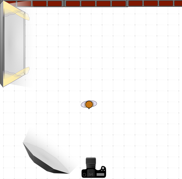 Схема света для съемки с солнцем и вспышкой