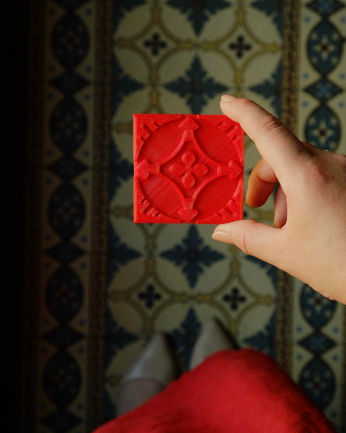 Форма для печенья № 2. Метлахская плитка парадных Санкт-Петербурга