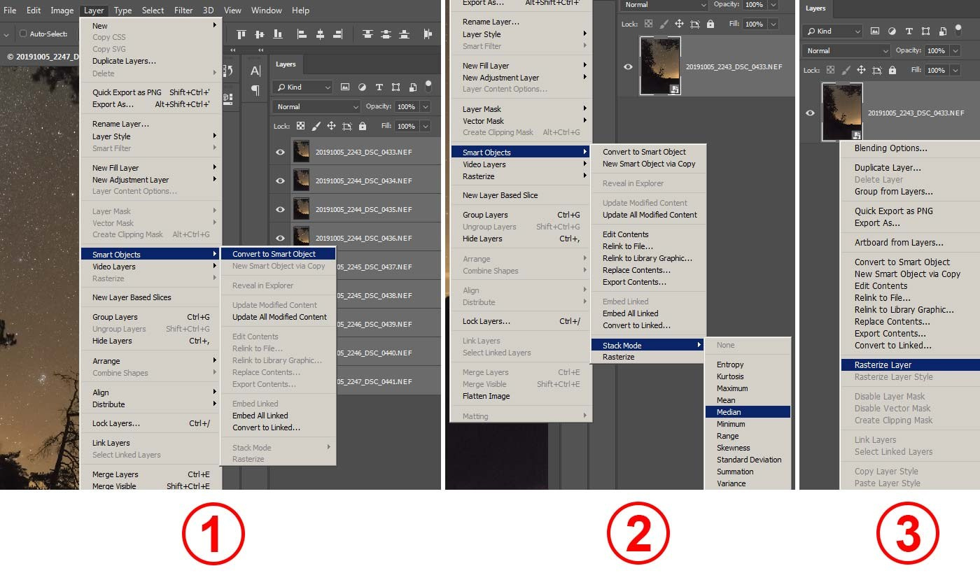 Уменьшение шумов в Adobe Photoshop методом усреднения.