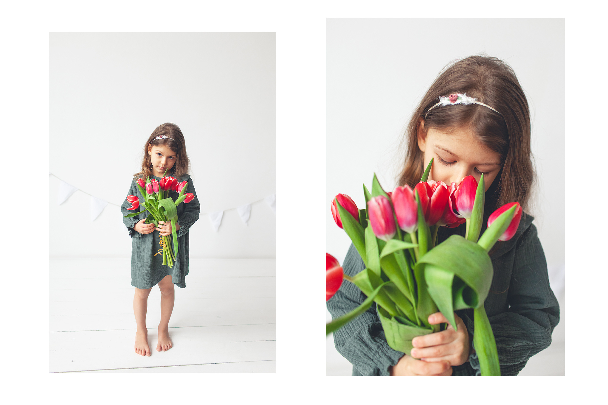 Весенний "Детский портрет" для маленькой четырёхлетней принцессы в Bab. Детский фотограф в Самаре