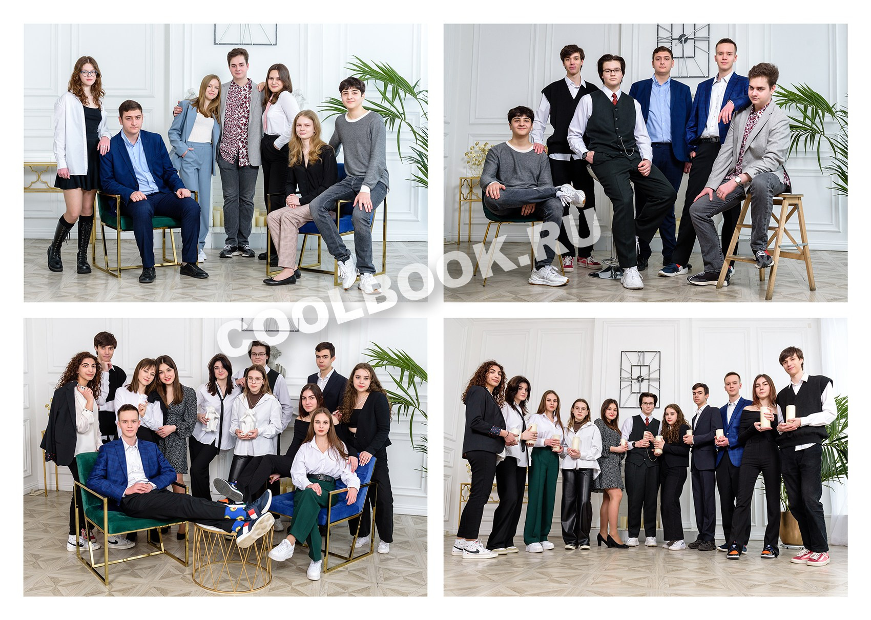 Пример разворотов альбома «Lite+». КУЛБУК школьные выпускные альбомы Москва и МО