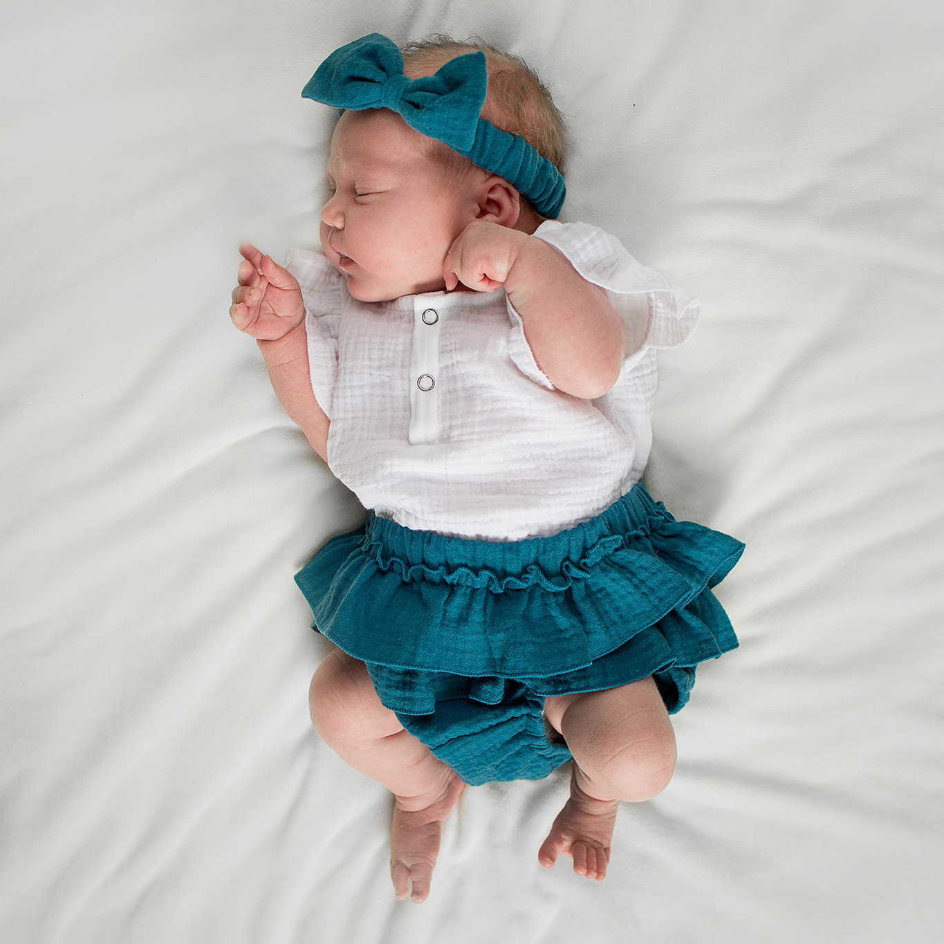 024 Блумеры с воланами. Эко-одежда для детей