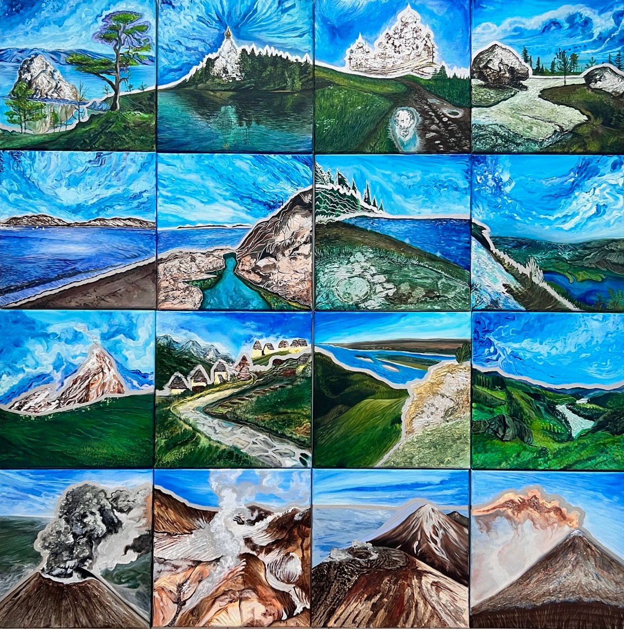 Серия «Места силы». Картины пейзаж