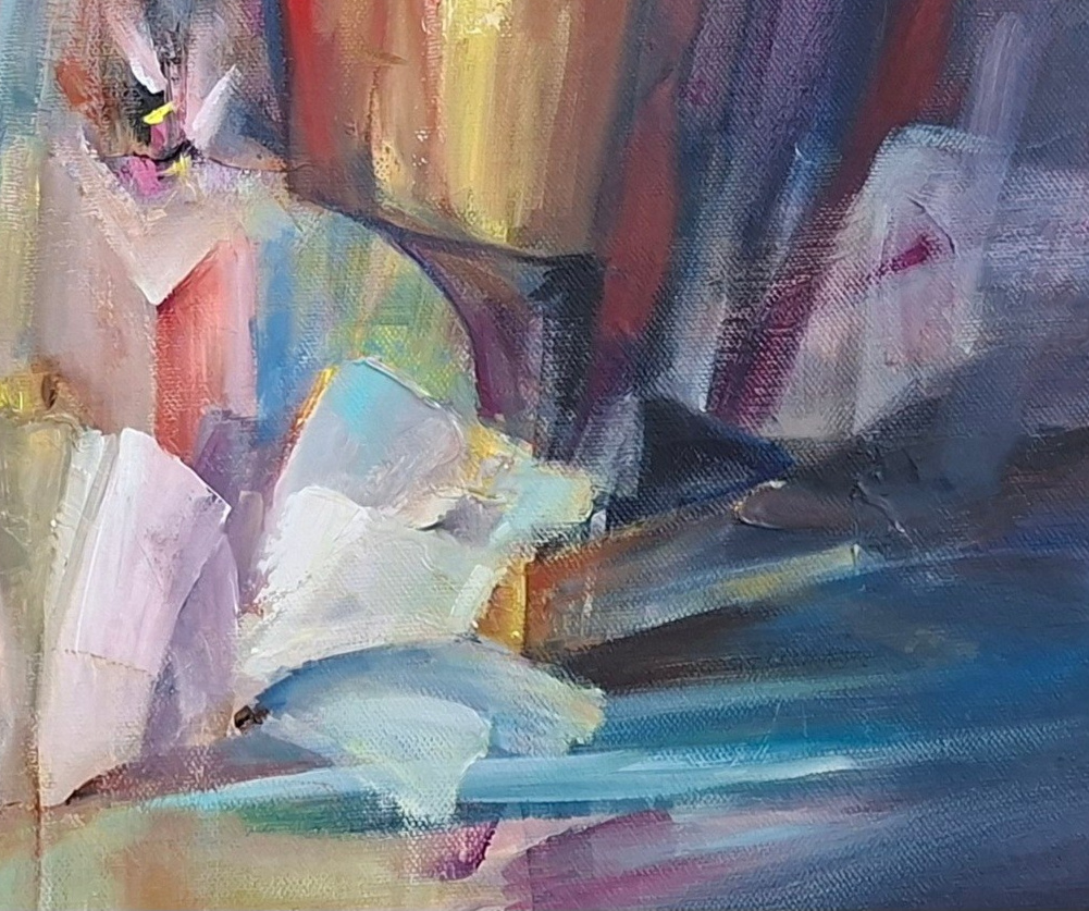 Олеся Лопатина — художник. Диалог реализма и абстракции. Живопись, сотрудничество, подкаст. Санкт‑Петербург