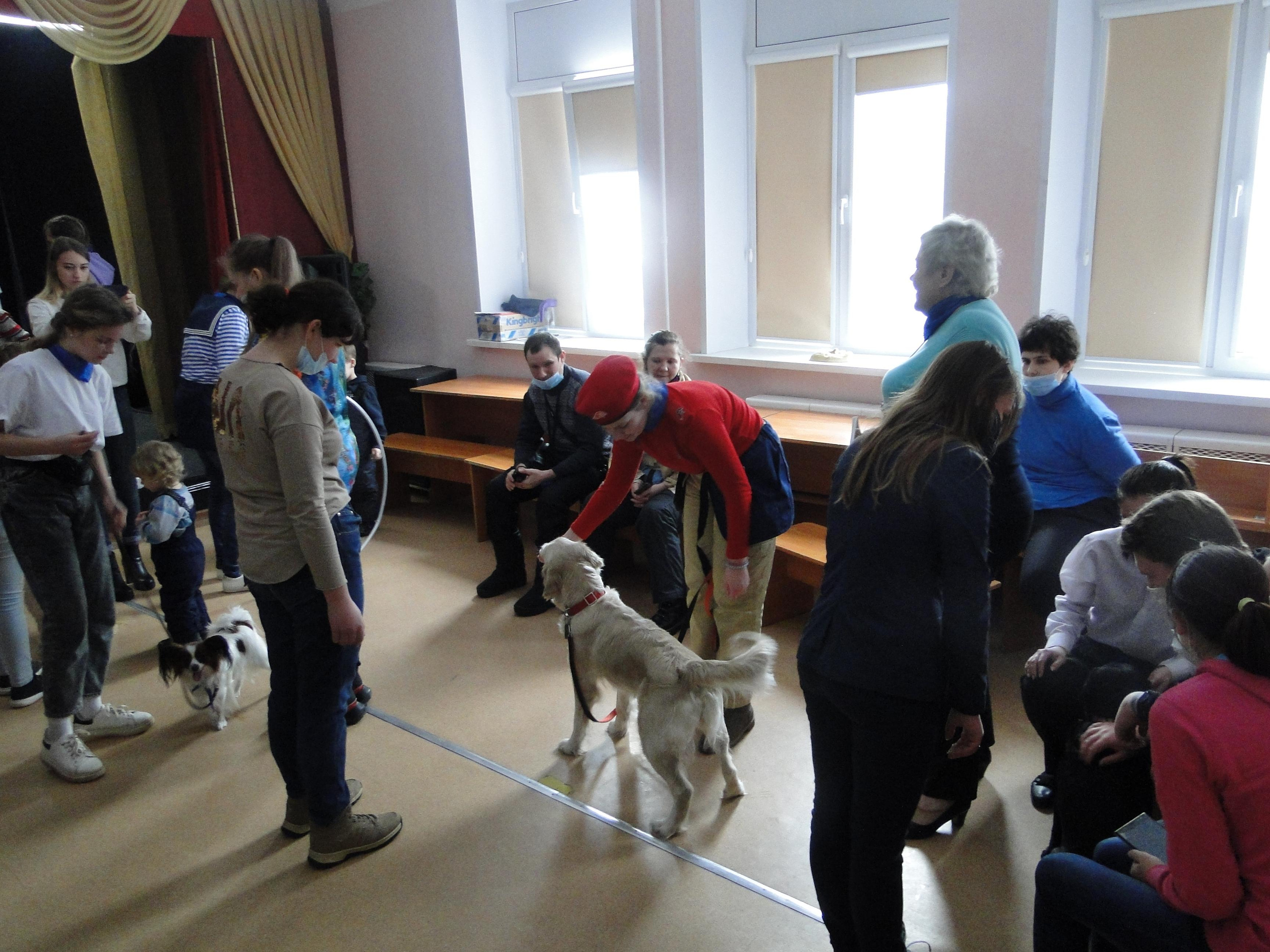 Встреча с воспитанниками Клуба инвалидов «Вера» в Дзержинске. НРОО КЦ "Собаковод"