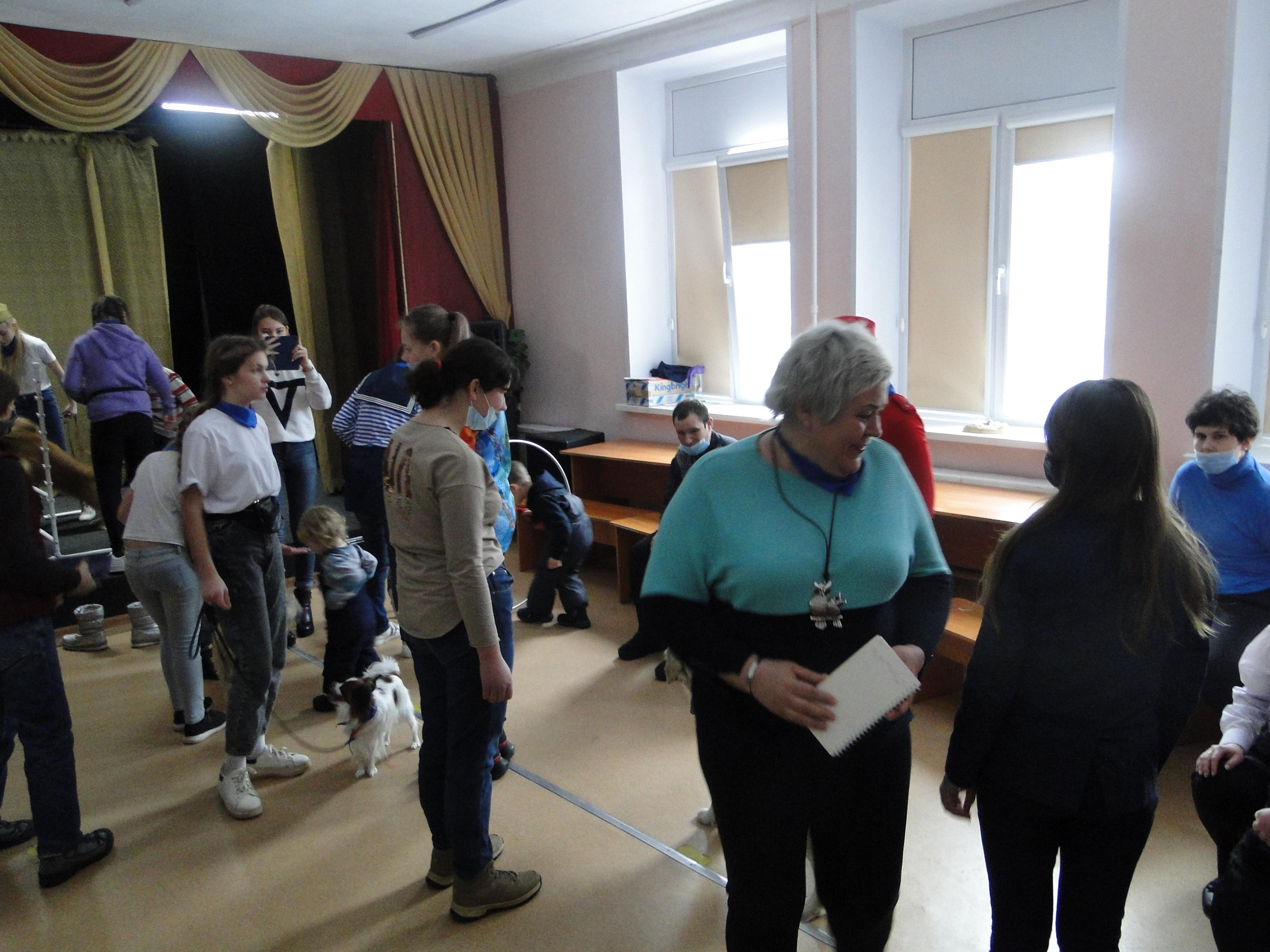 Встреча с воспитанниками Клуба инвалидов «Вера» в Дзержинске. НРОО КЦ "Собаковод"