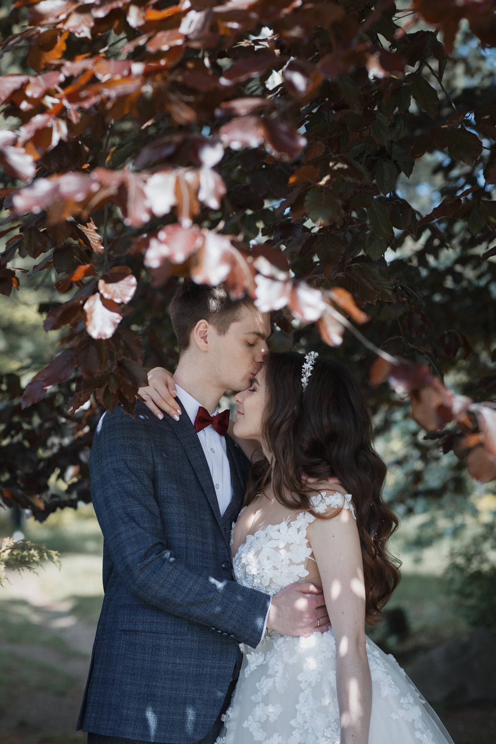 Фотосессия свадебного дня в Ботаническом саду, отеле Пекин