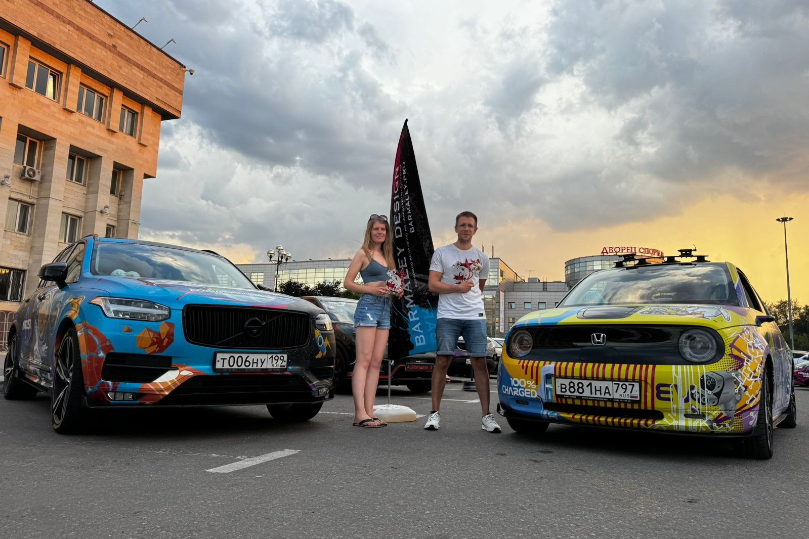 Дизайн винилографии на авто. Студия дизайна и оклейки авто Barmaley Design