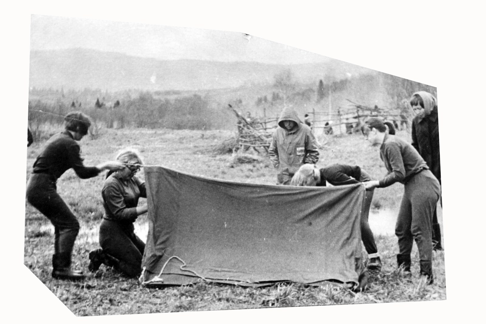 10-й традиционный слёт туристов (1976). Фотограф Эдуард Алмадаков