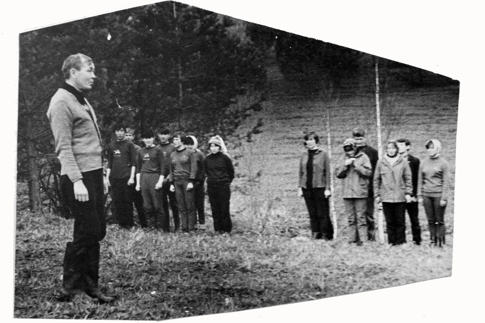 10-й традиционный слёт туристов (1976). Фотограф Эдуард Алмадаков