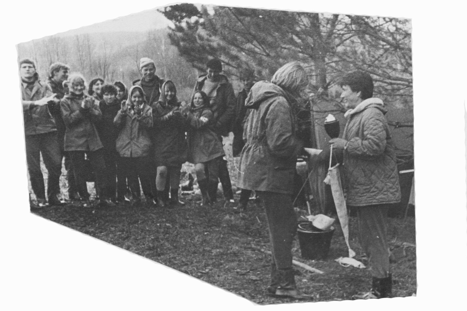 10-й традиционный слёт туристов (1976). Фотограф Эдуард Алмадаков