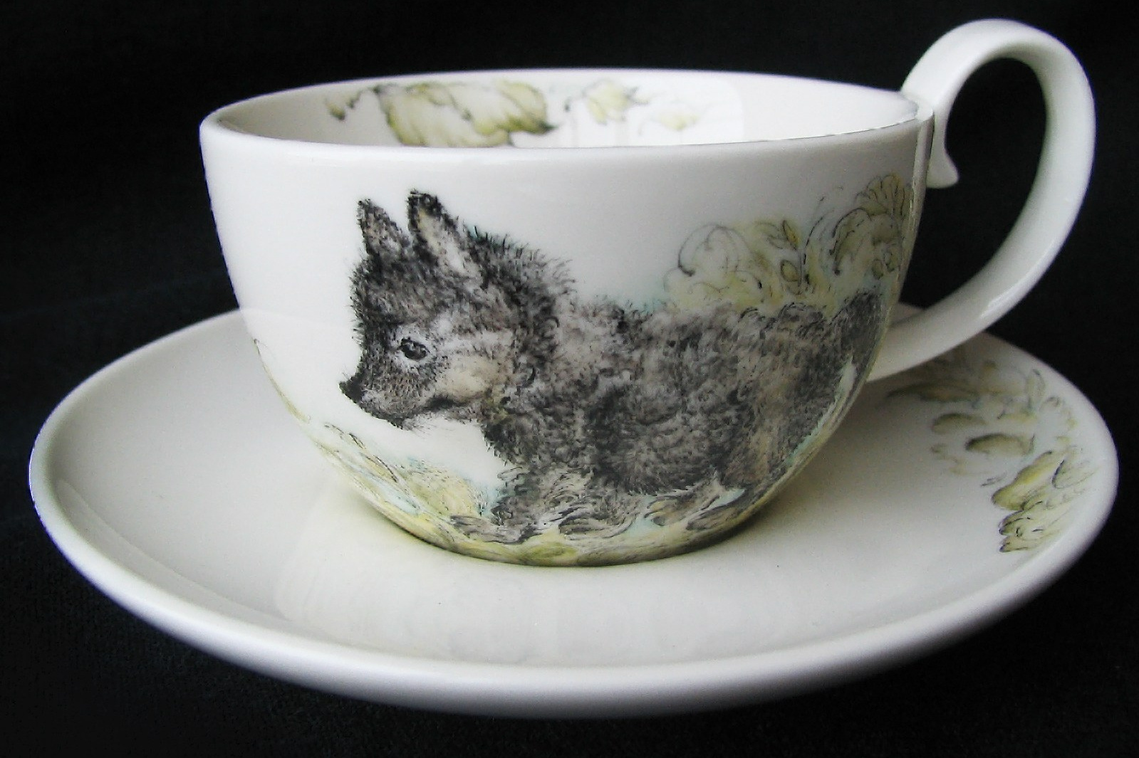 Детская посуда. Роспись фарфора на заказ в Санкт-Петербурге. 