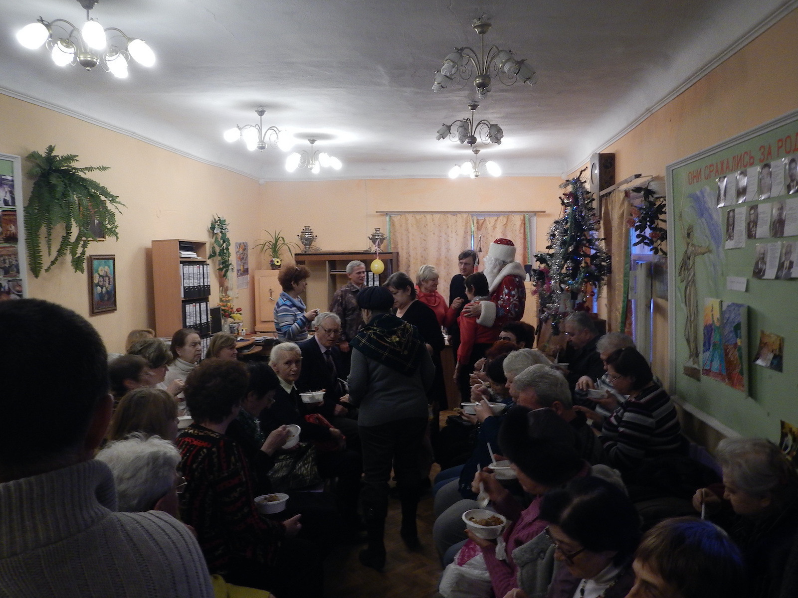 Благотворительная акция в Обществе слепых. Пища для Жизни