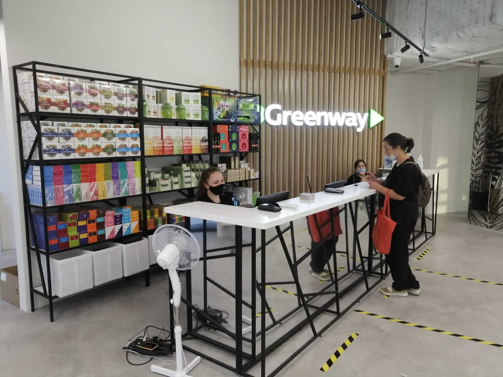 Зона выдачи товаров  офиса Гринвей РЦ № 978