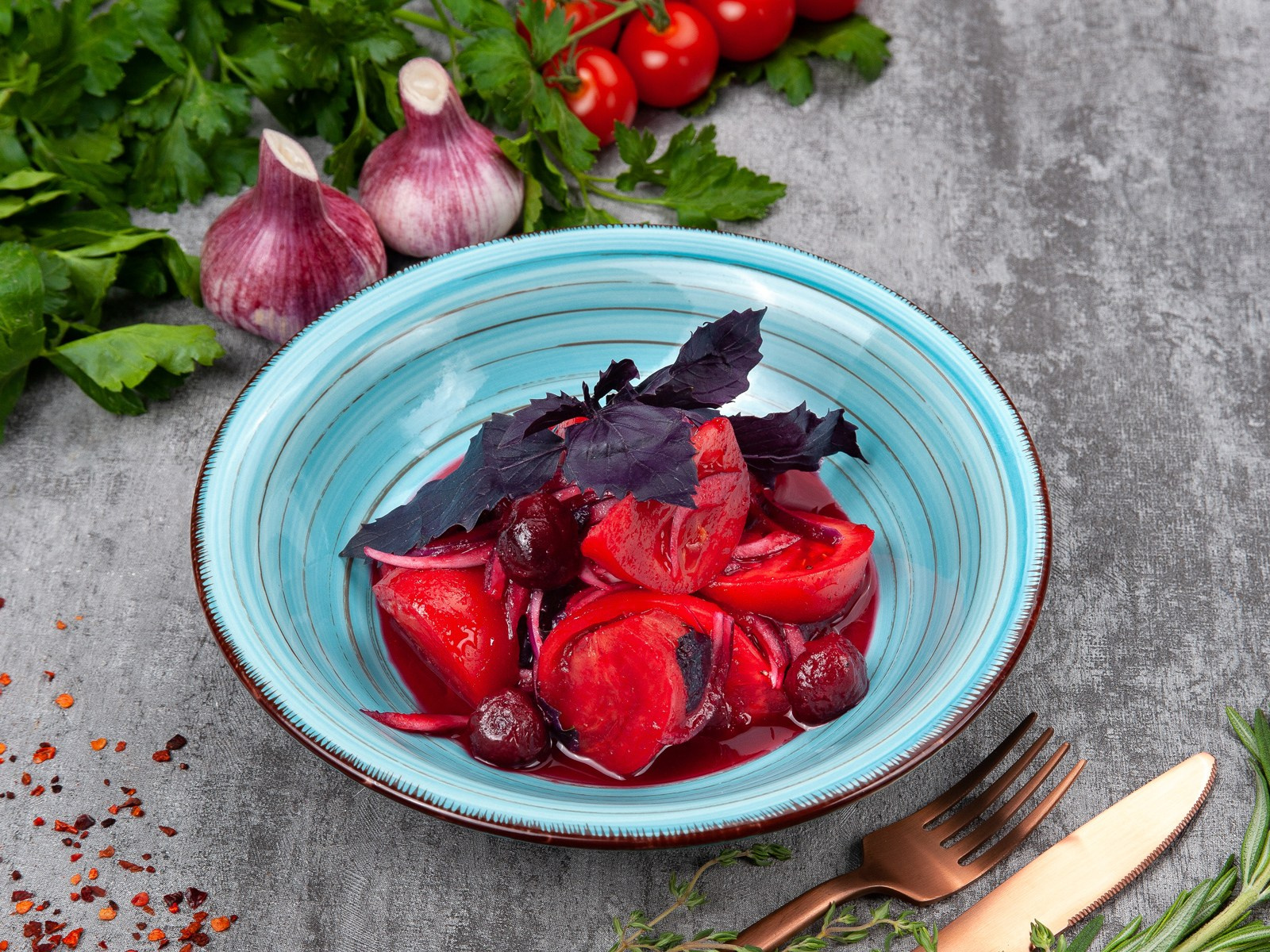 Чобан салат, фуд фото салата, на ножах с Константином Ивлевым