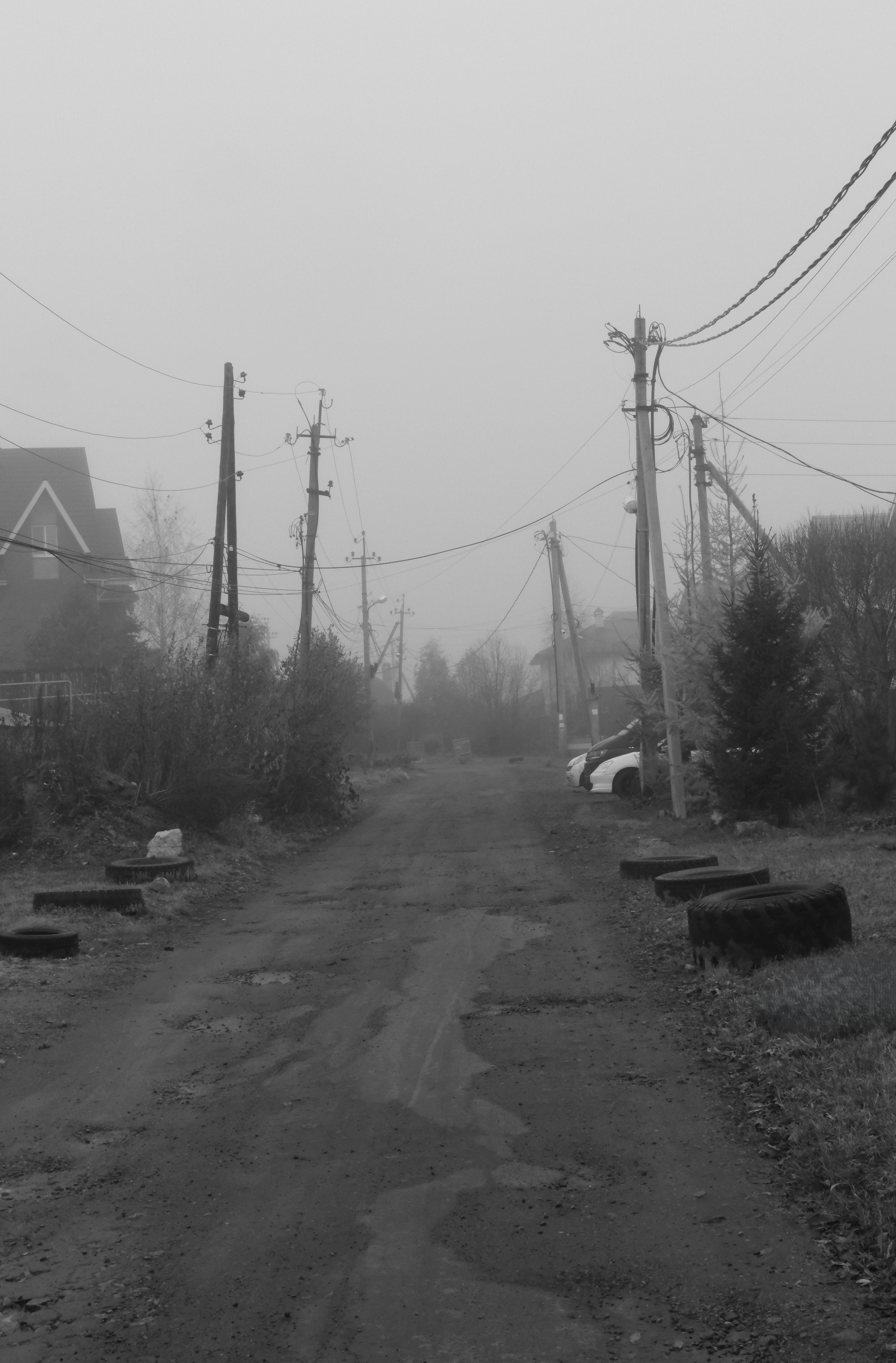 Туманное утро в Академическом районе. Начинающий фотограф-любитель Евгений Серебряков в Екатеринбурге