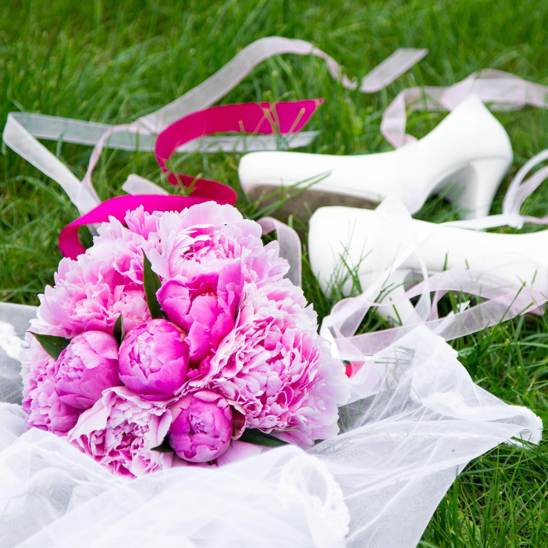 Букет невесты из пионов. Флорист Маргарита Гладкова