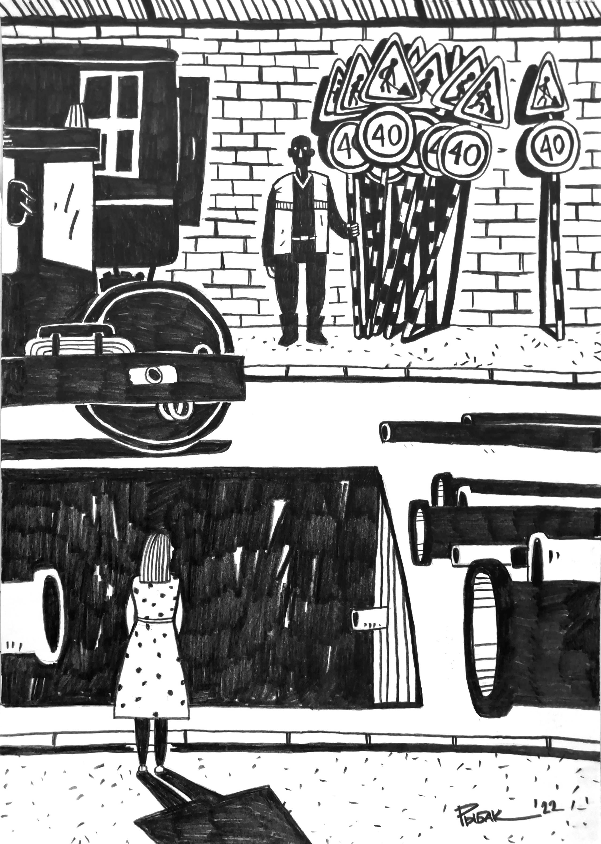 Графика 2022. Художник Рыбак Николай