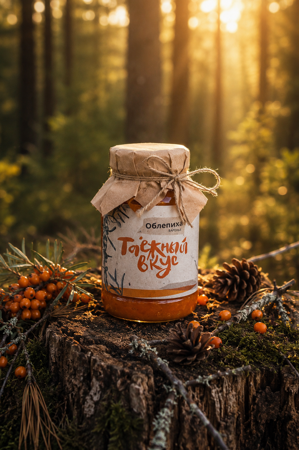 Серия этикеток “Таёжный вкус”. Aleksandra Bulgakova, packaging and identity