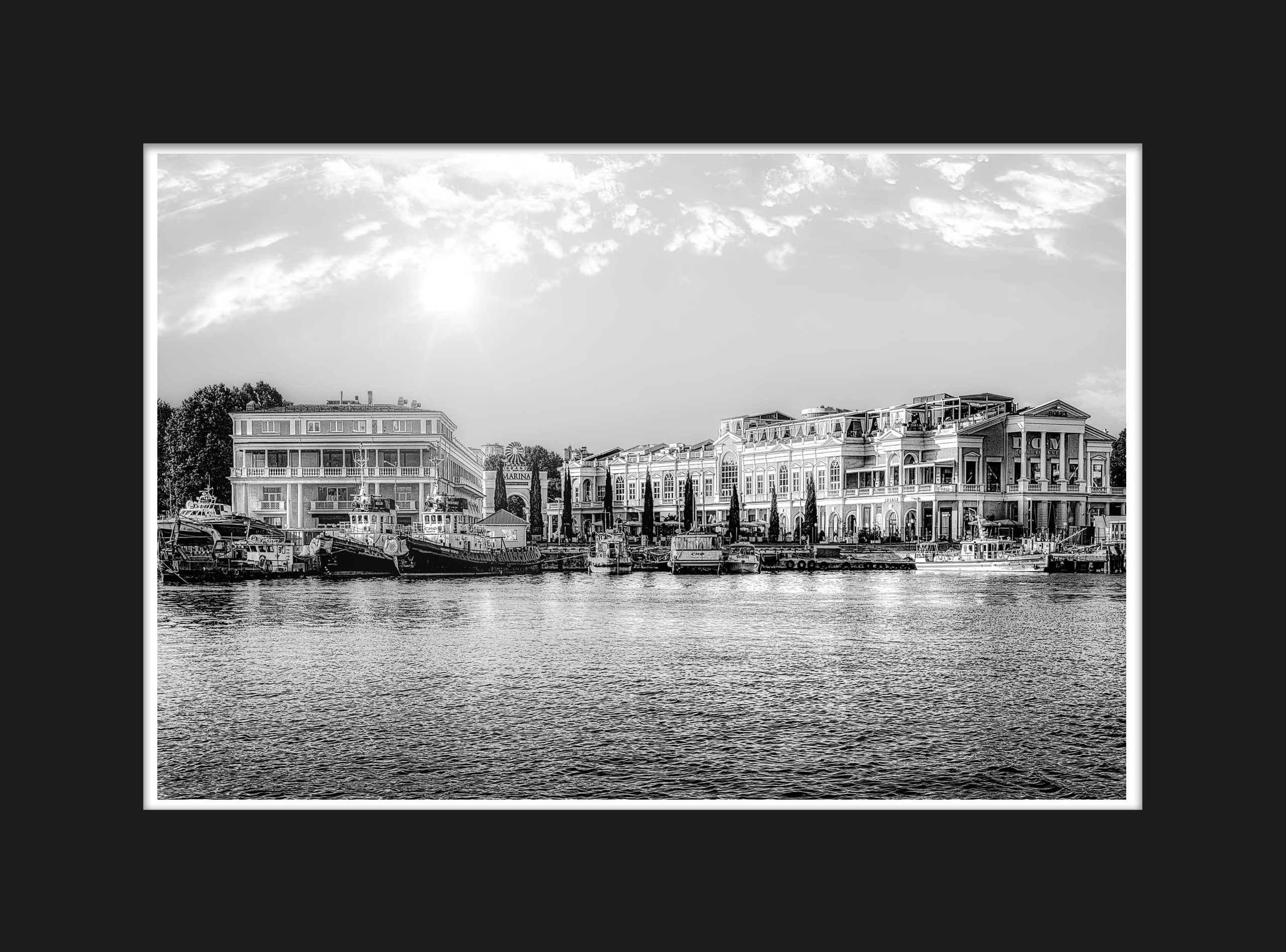 Порт Сочи. Фотографии для интерьера, Коллекционные фотокартины, Фролов Вячеслав