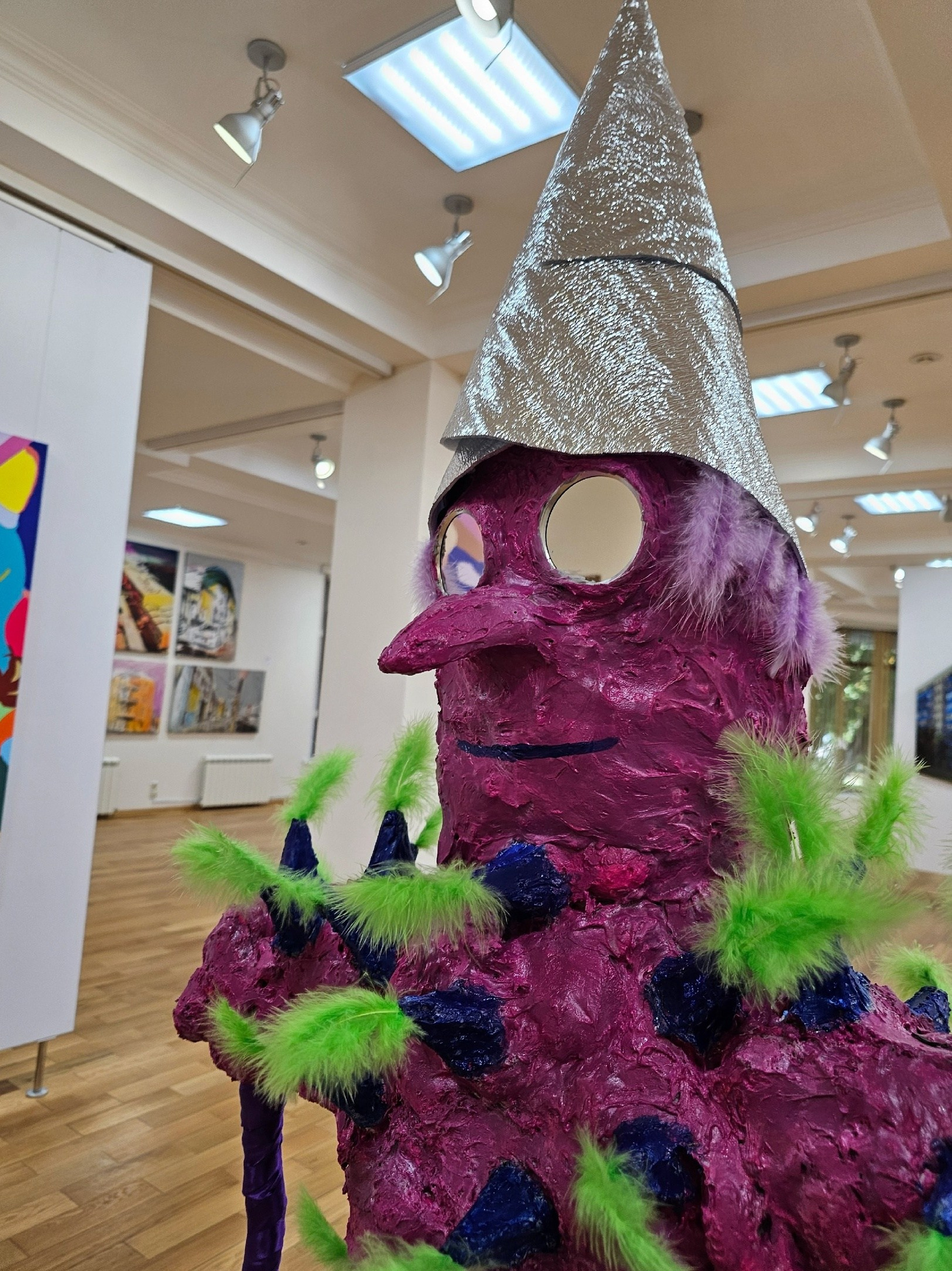 Мифический Степан. № 5. В зеленом и звенит. Художник Екатерина Оленина