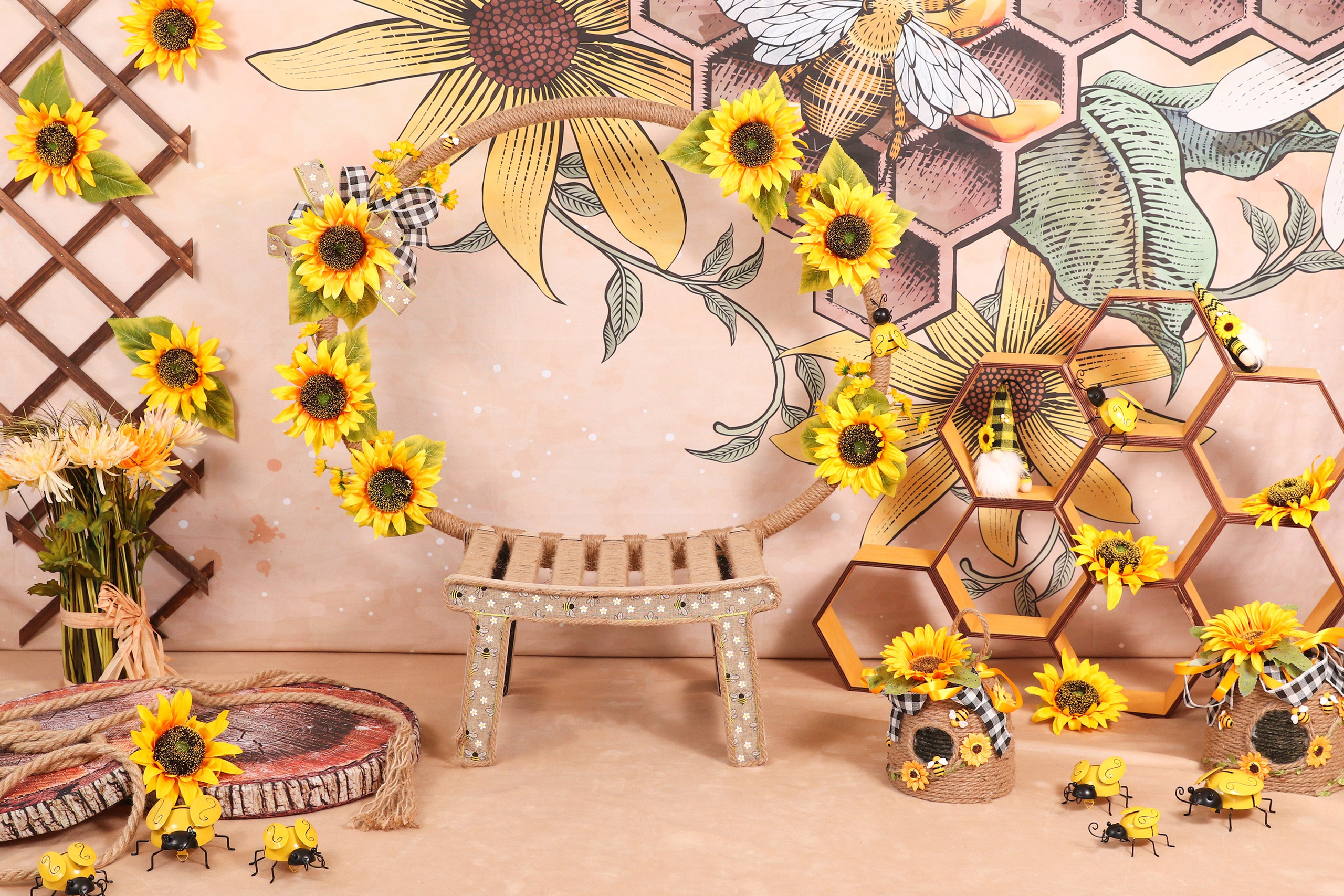 Фотосессия «Пчёлки». Детский фотограф в Алматы, виньетки, выпускной альбом Алматы