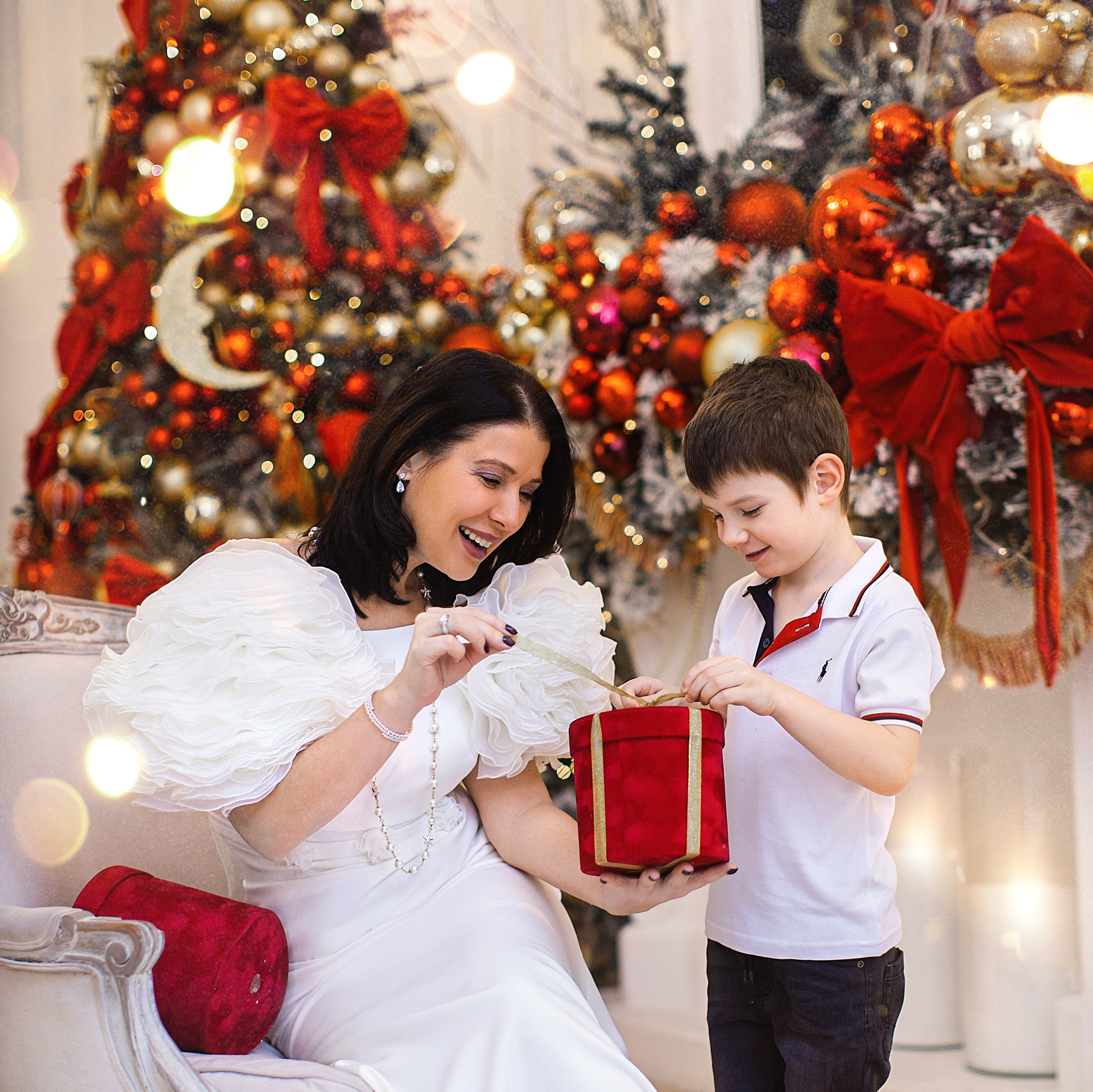 Новогодние съемки 2025−2026. Фотограф Лия Милк | Москва, Подмосковье